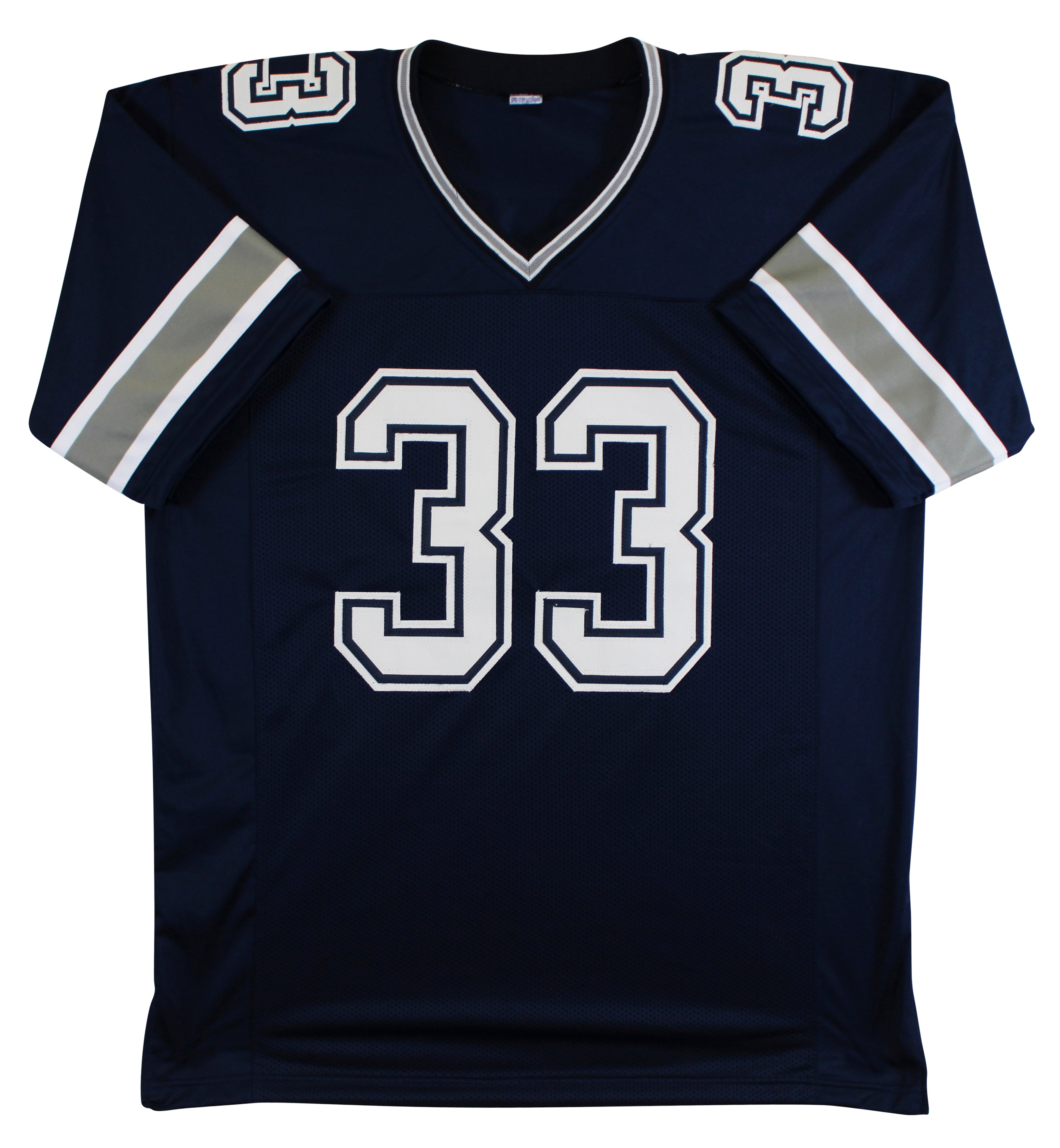 Javonte Williams Authentic Signed Navy Pro Style Jersey Autographed BAS Witness