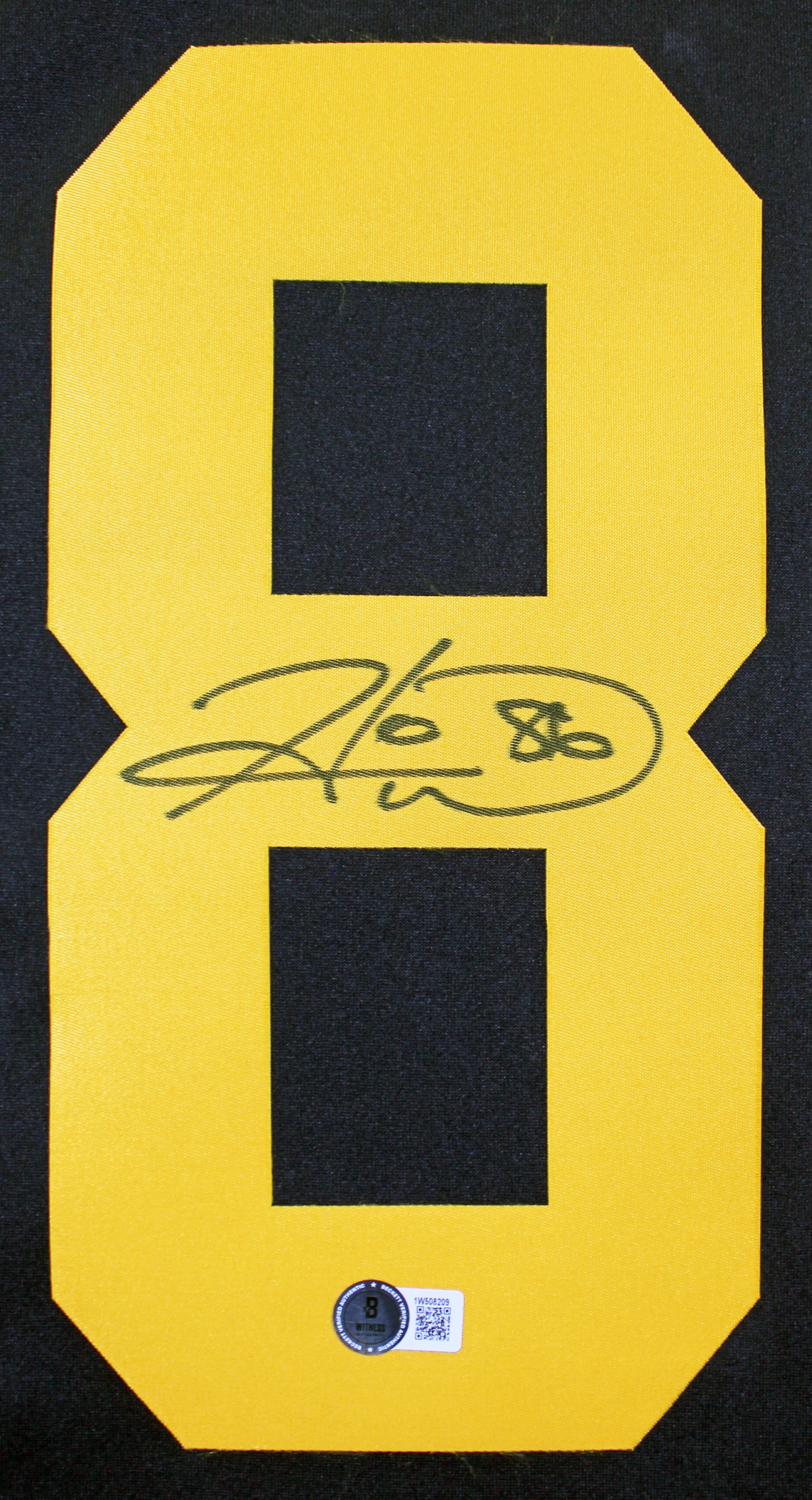 Steelers Hines Ward "SB XL MVP" Signed Black Nike Color Rush Jersey BAS Witness