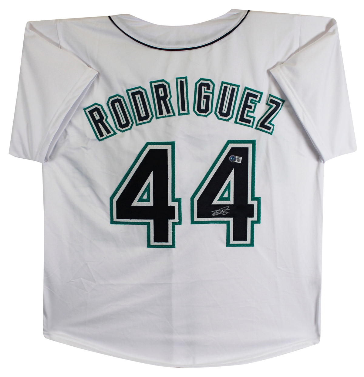 Julio Rodriguez Authentic Signed White Pro Style Jersey Autographed BAS