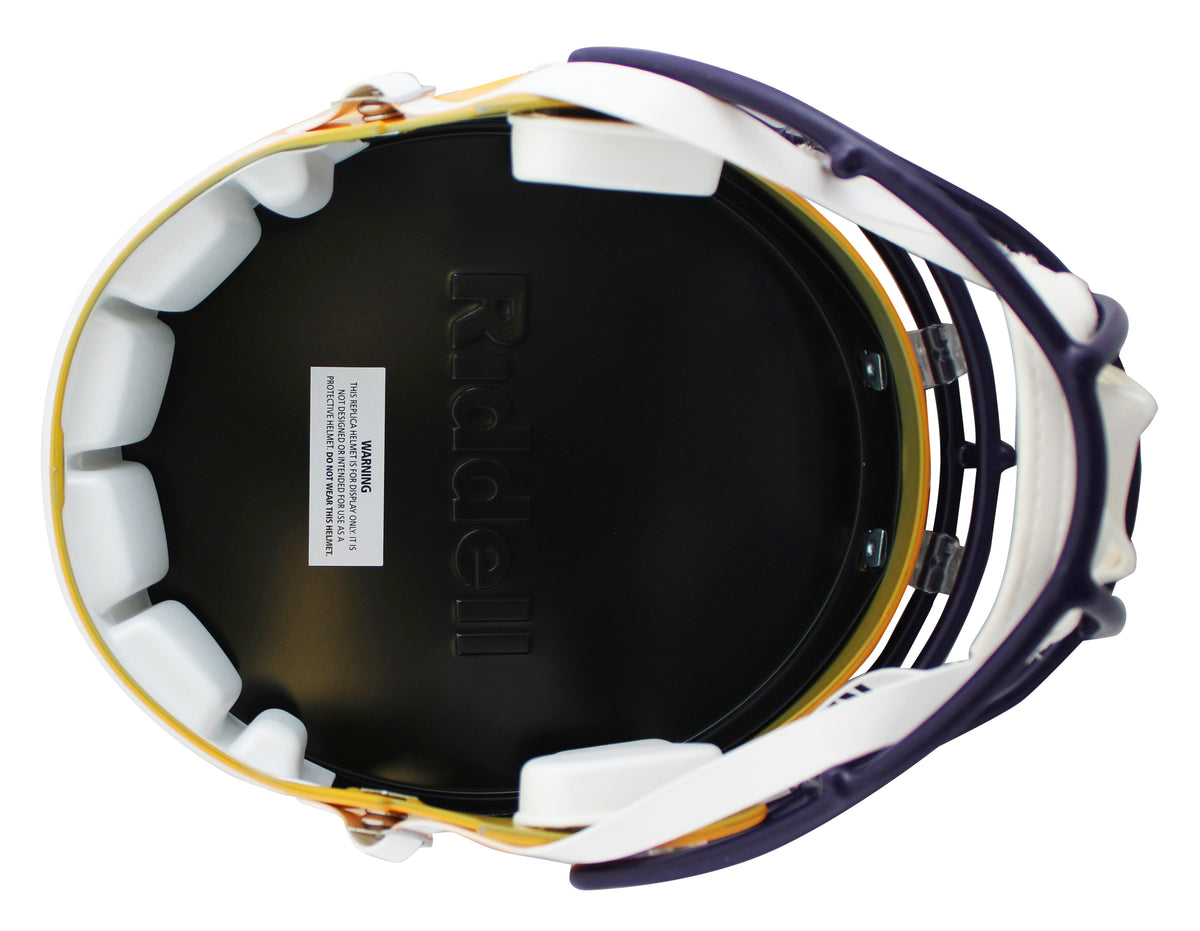 LSU Whit Weeks Authentic Signed Full Size Speed Rep Helmet W/ Case JSA Witness