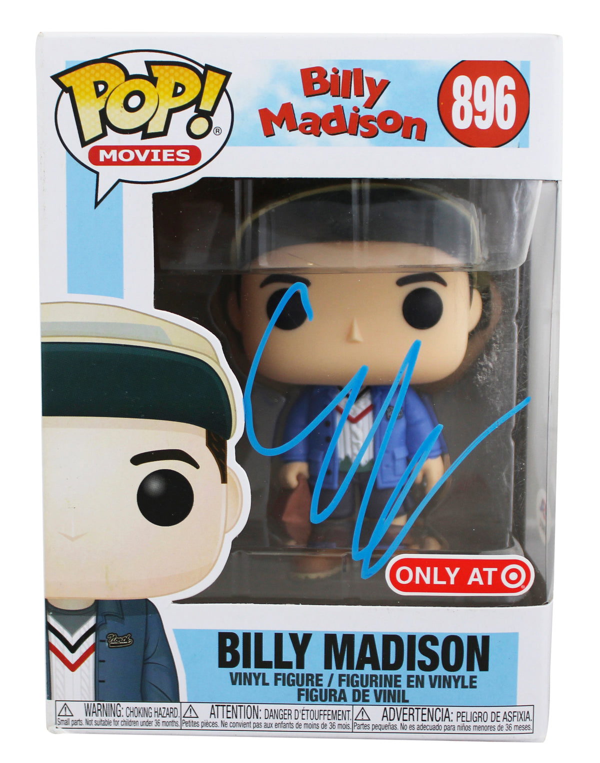Adam Sandler Signed Billy Madison #896 Funko Pop Vinyl Figure PSA/DNA #AP84512
