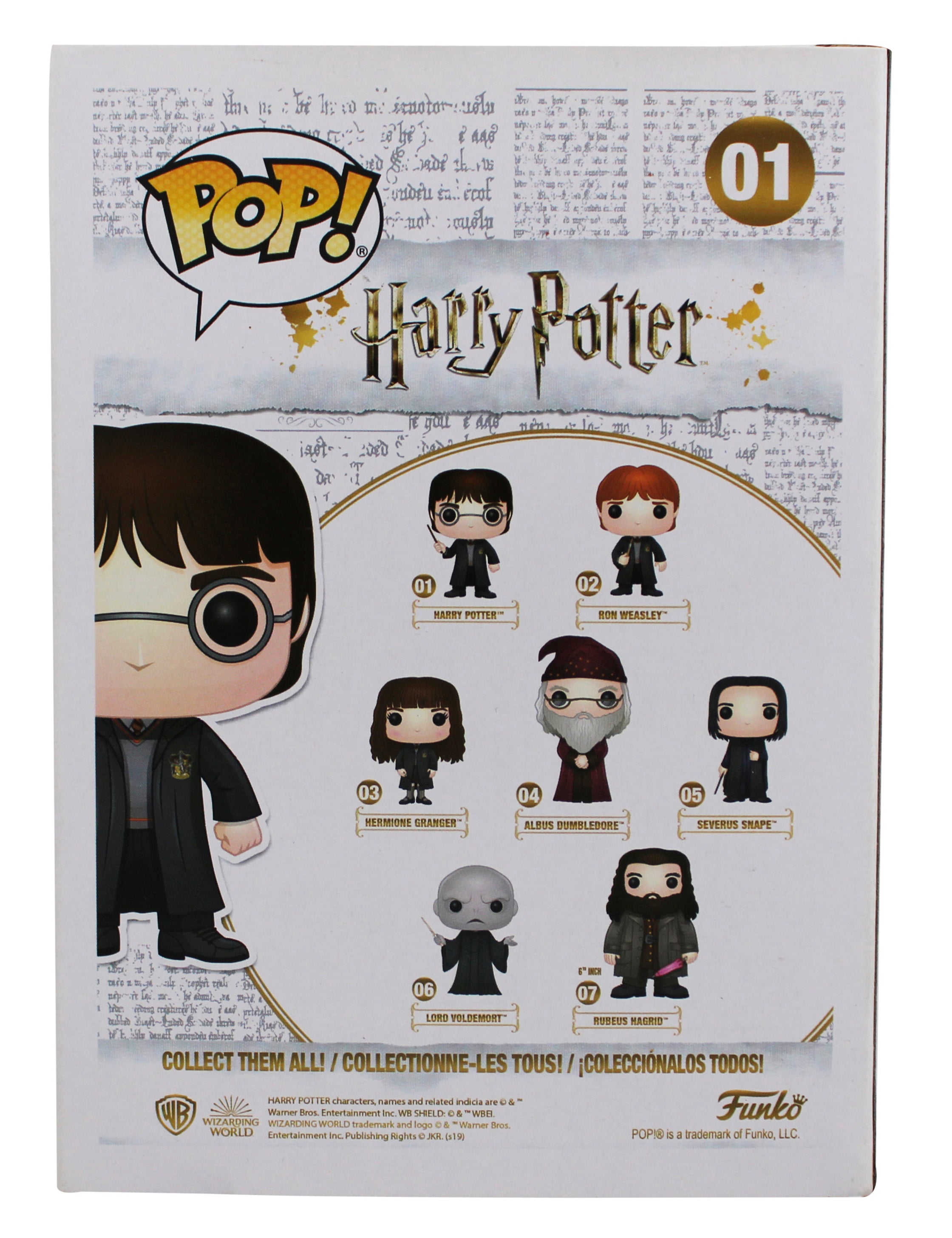 Daniel Radcliffe Harry Potter Signed #01 Funko Pop Vinyl Figure PSA  #AP84505