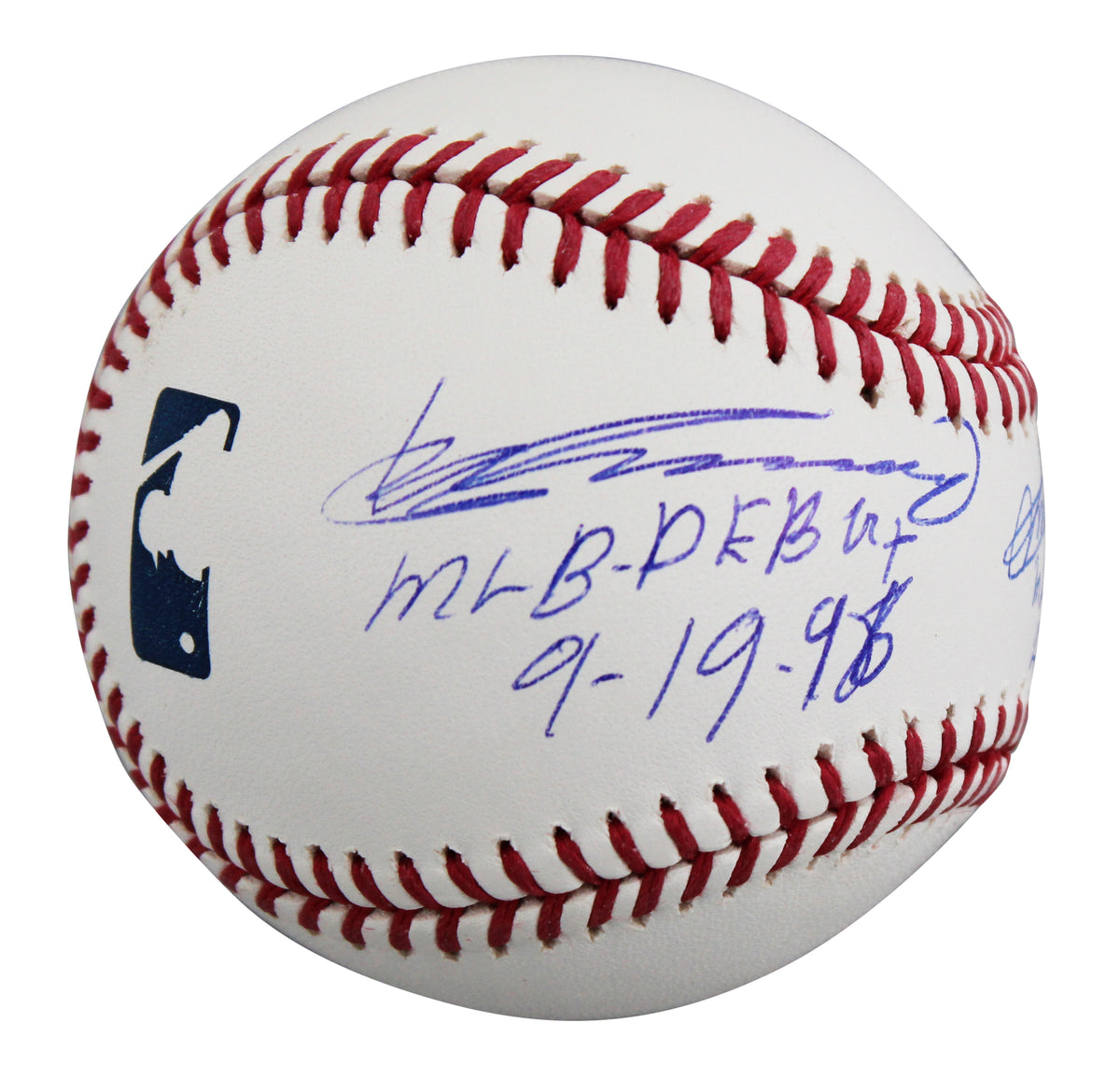 Vladimir Guerrero Sr. & Vladimir Guerrero Jr. Signed OML Baseball MLB #PX441458