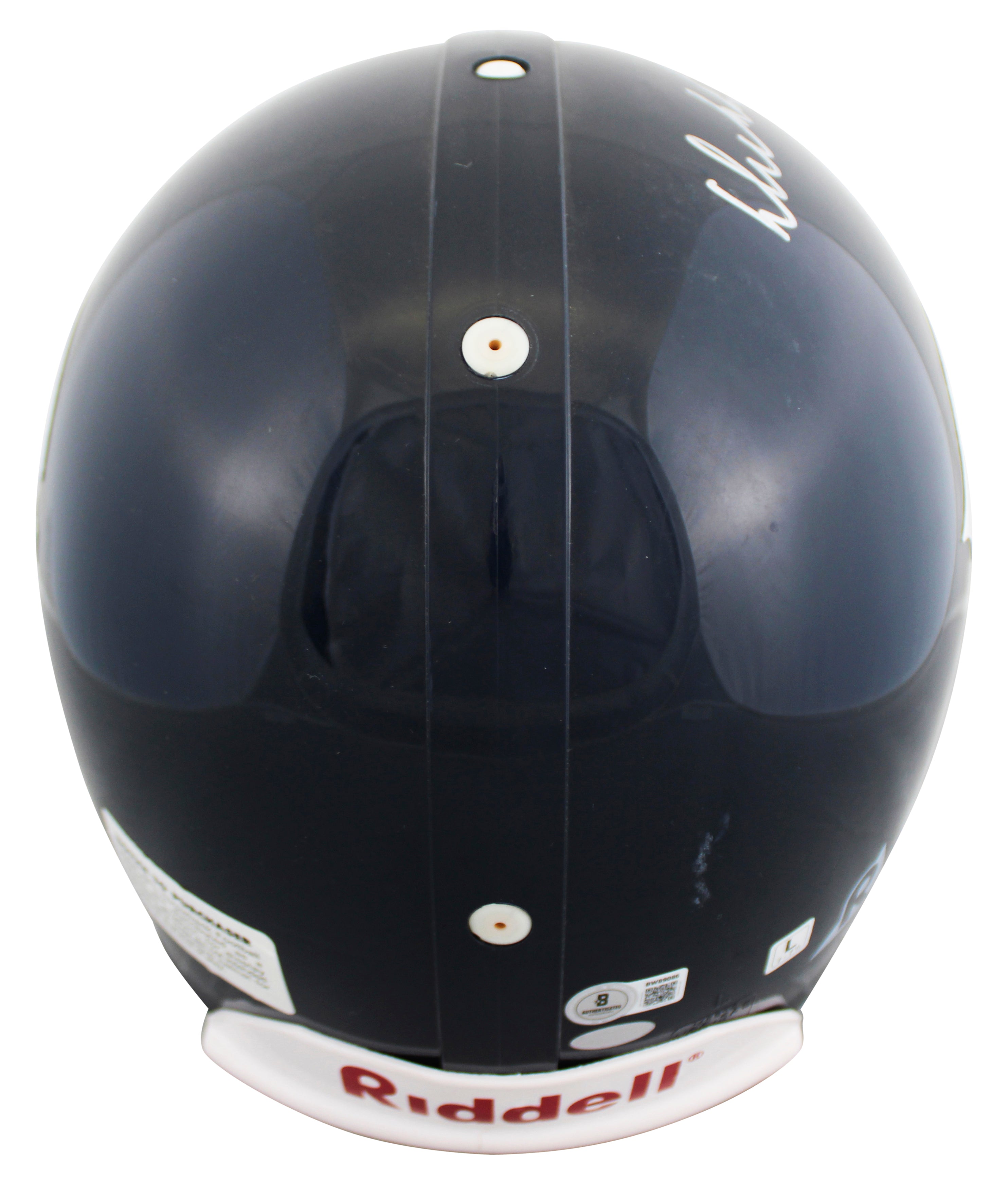 Bears Dick Butkus Signed Navy Throwback Proline Full Size Helmet BAS #BW89086