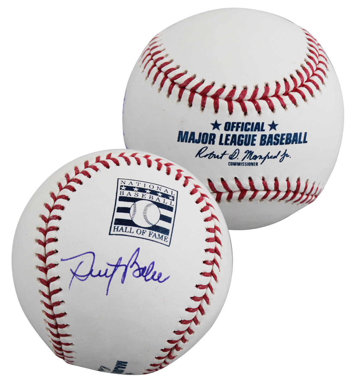 Dodgers Dusty Baker Authentic Signed HOF Logo Oml Baseball BAS #BY103705