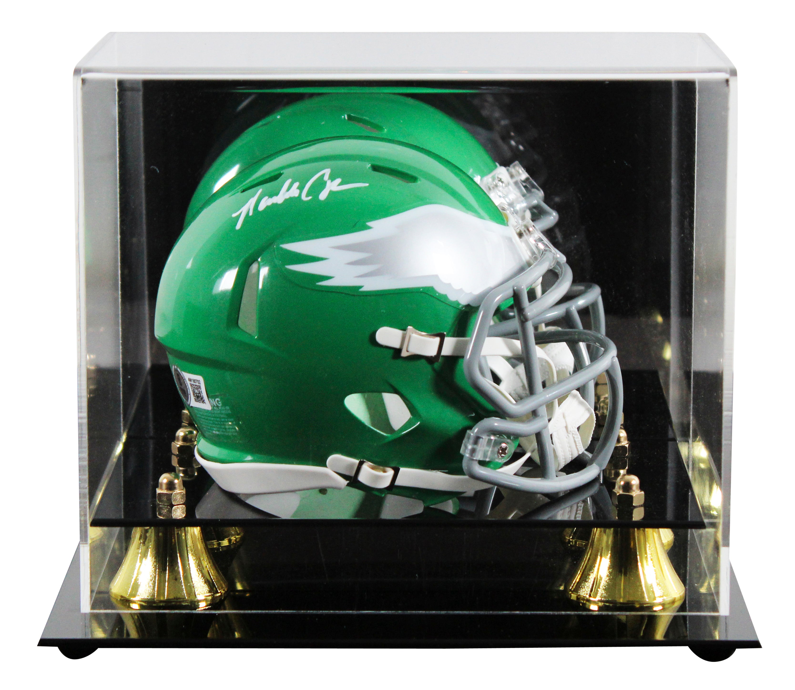Eagles Randall Cunningham Signed 2023 On-Field Alt Speed Mini Helmet W/ Case BAS HOLIDAY DOORBUSTER