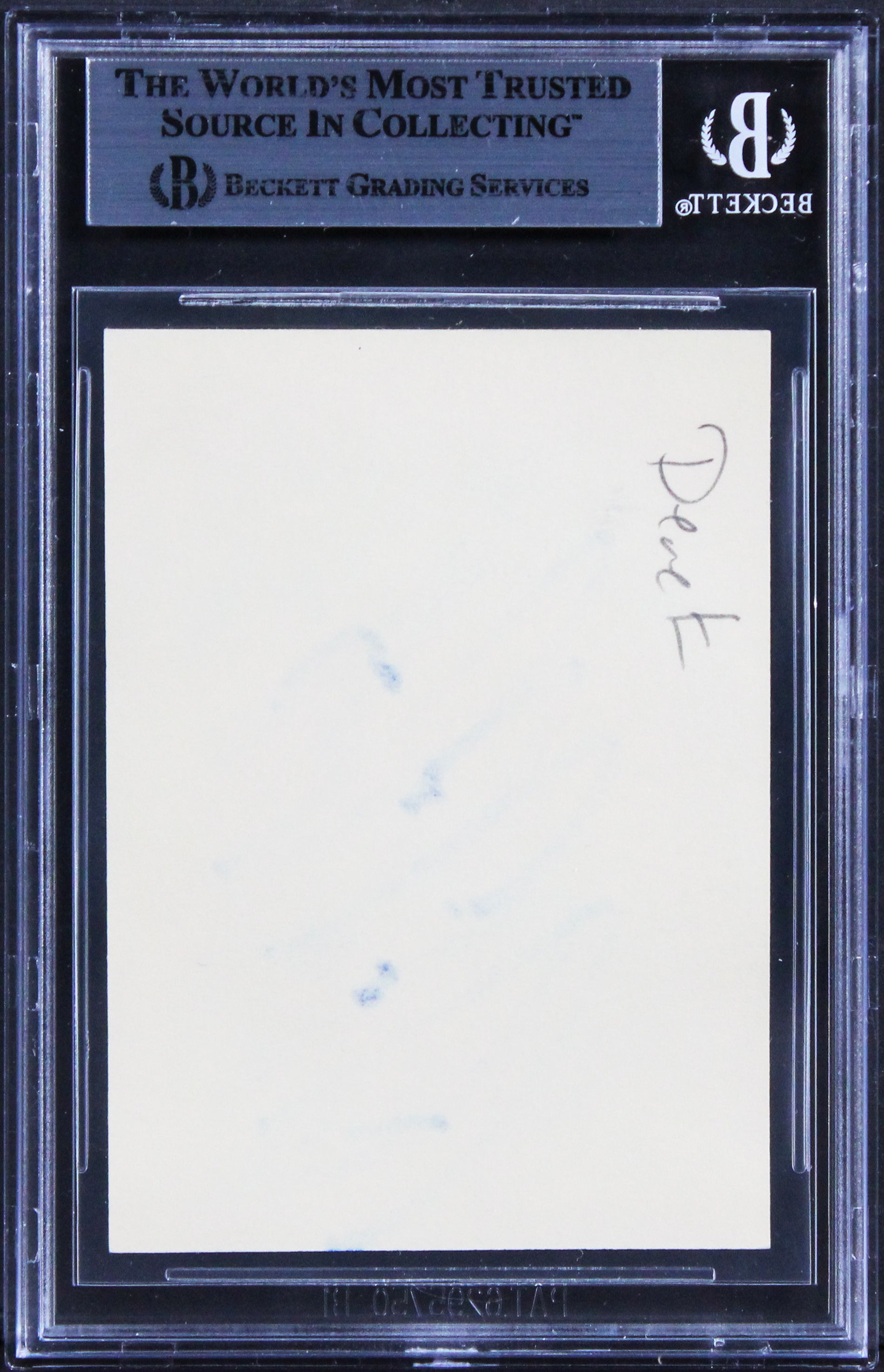 Mercury Diana Taurasi Authentic Signed 3x5 Index Card Autographed BAS Slabbed