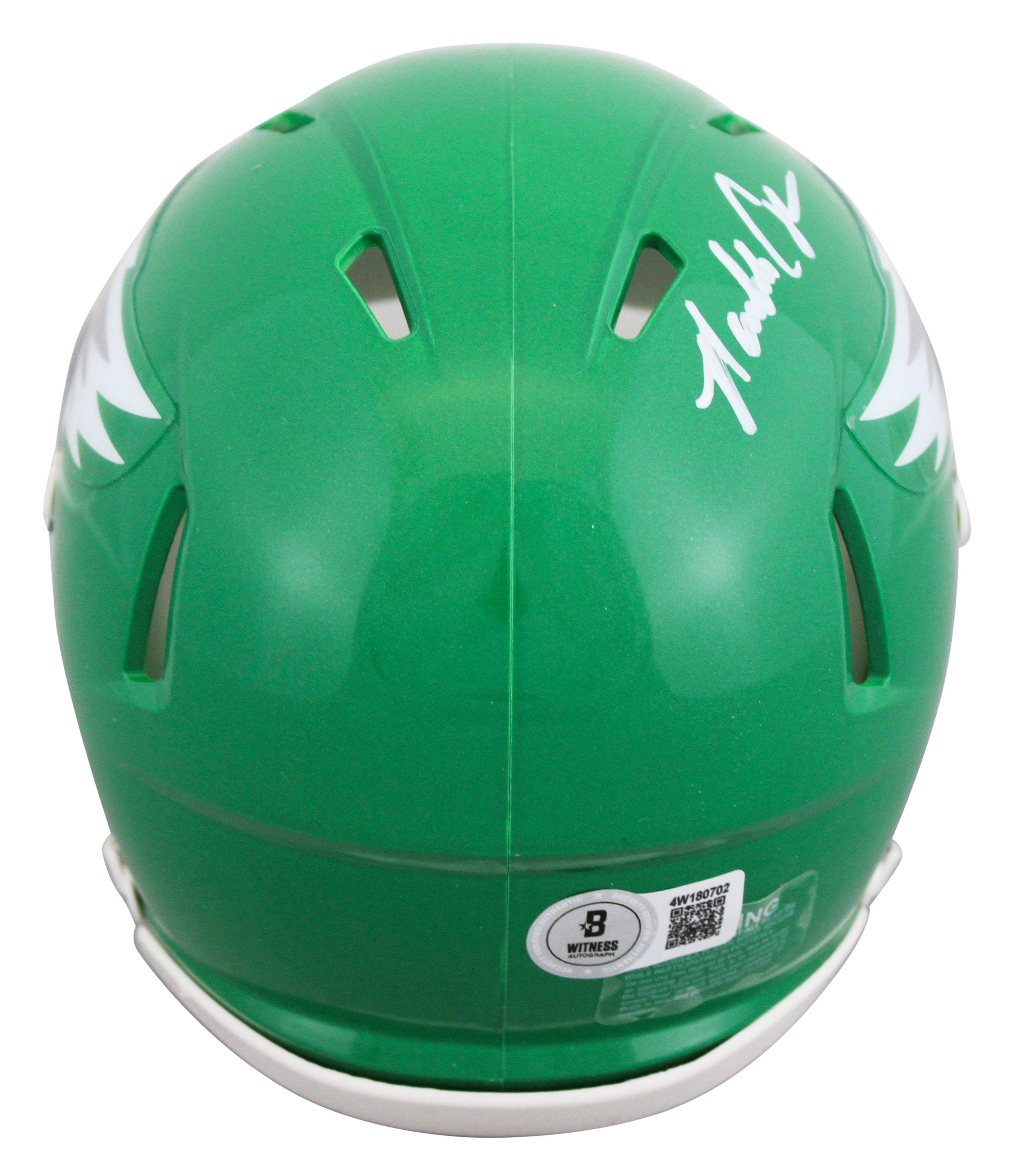 Eagles Randall Cunningham Signed 2023 On-Field Alt Speed Mini Helmet W/ Case BAS HOLIDAY DOORBUSTER