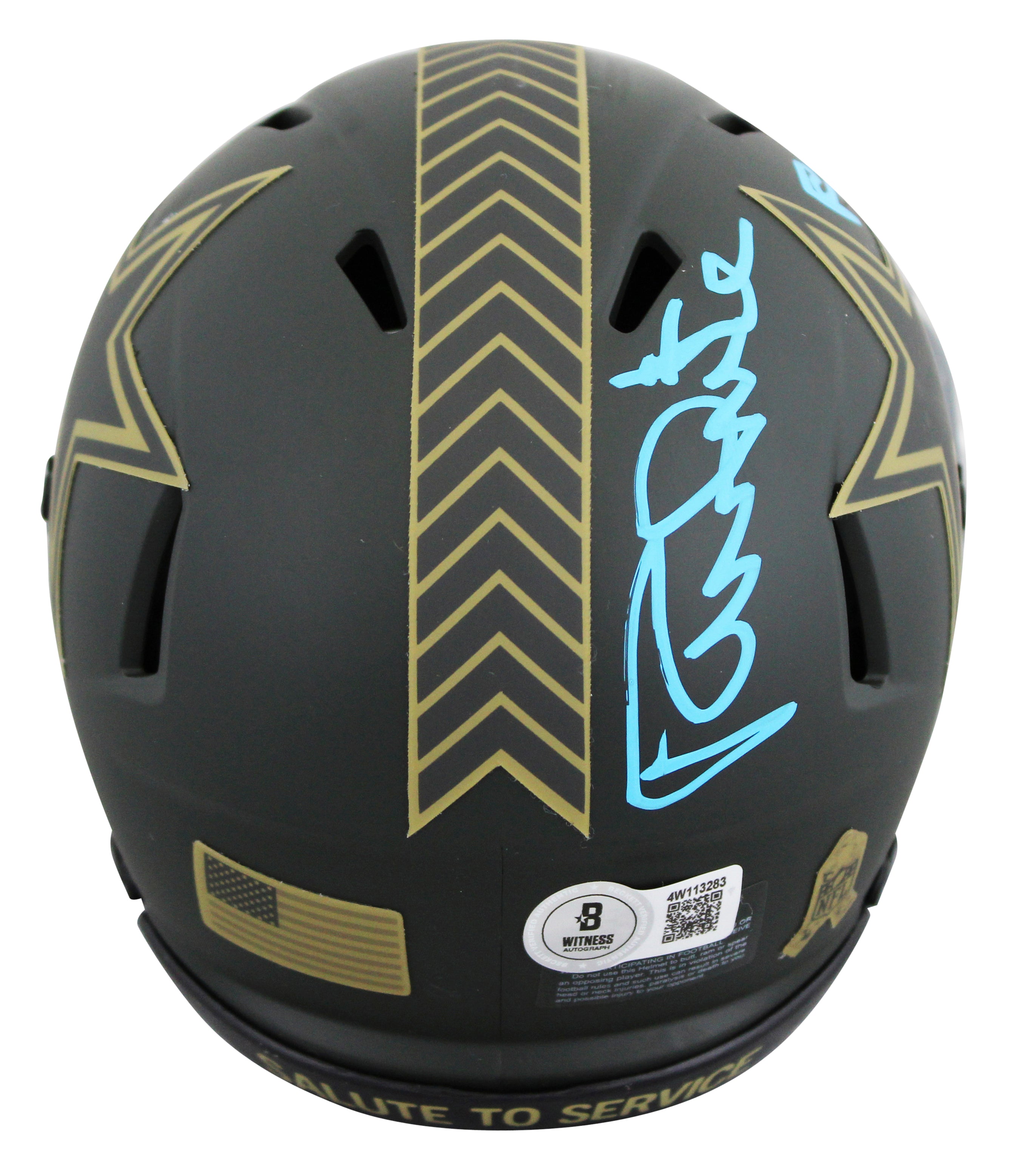 Cowboys Randy White "ROH" Signed 2025 STS IV Speed Mini Helmet BAS Wit #4W113283