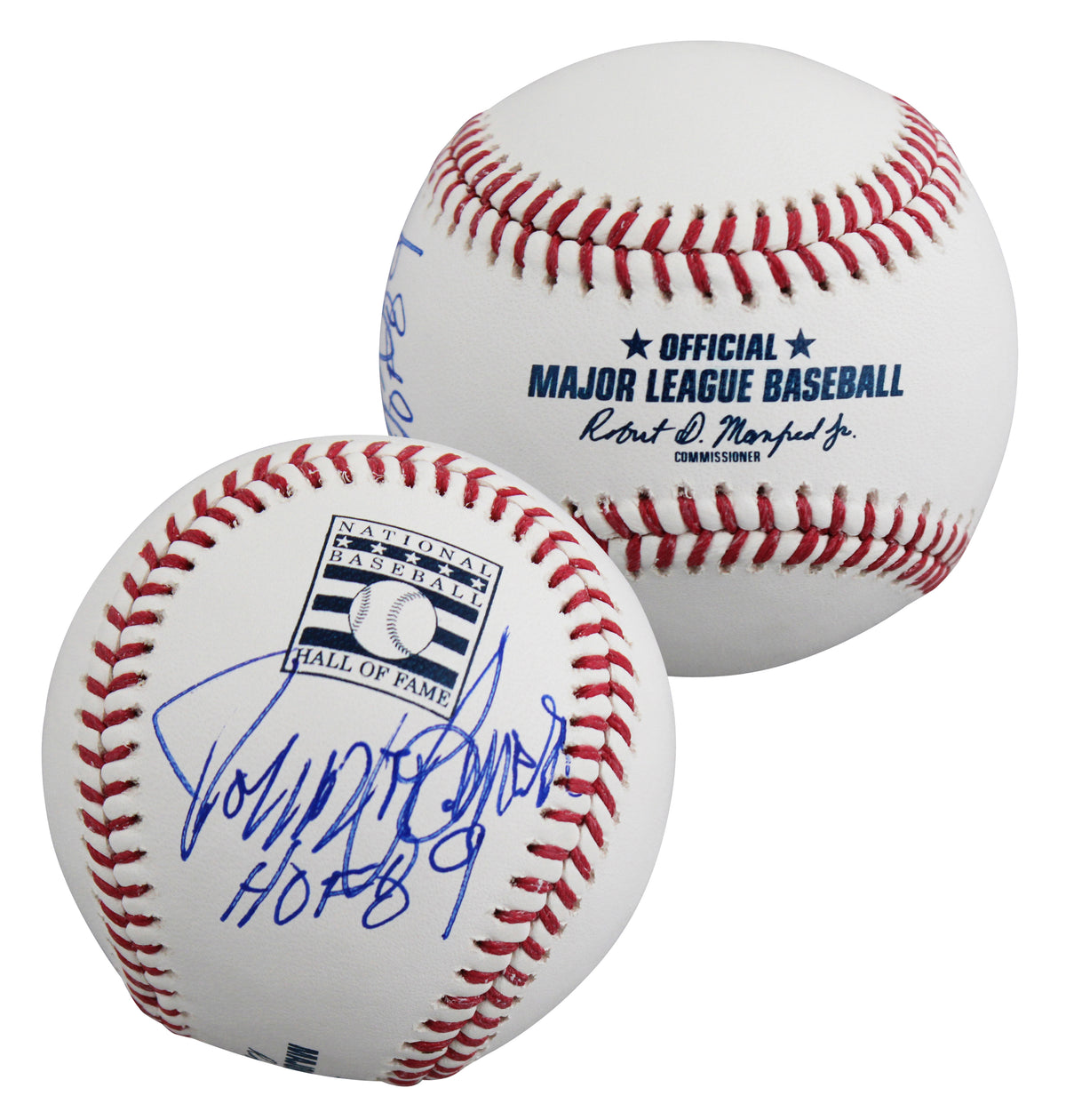 Reds Johnny Bench "HOF 89" Signed Hall OF Fame Logo Oml Baseball BAS #BY103710