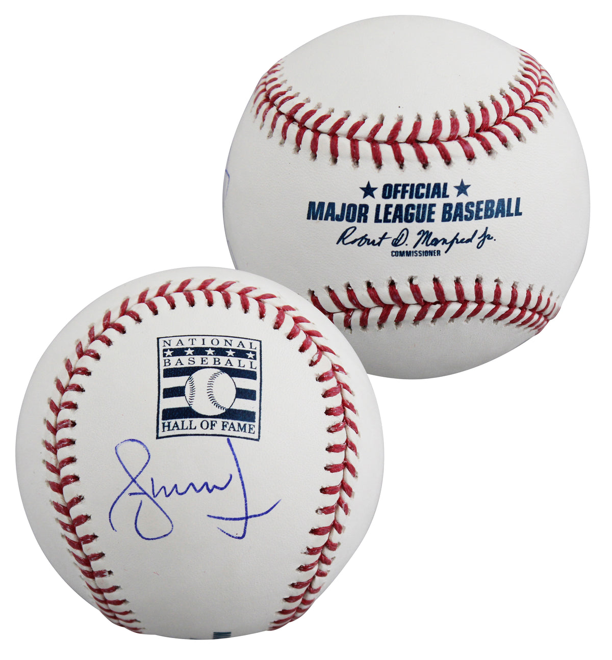 Braves Andruw Jones Signed Hall OF Fame Logo Oml Baseball BAS #BY103707