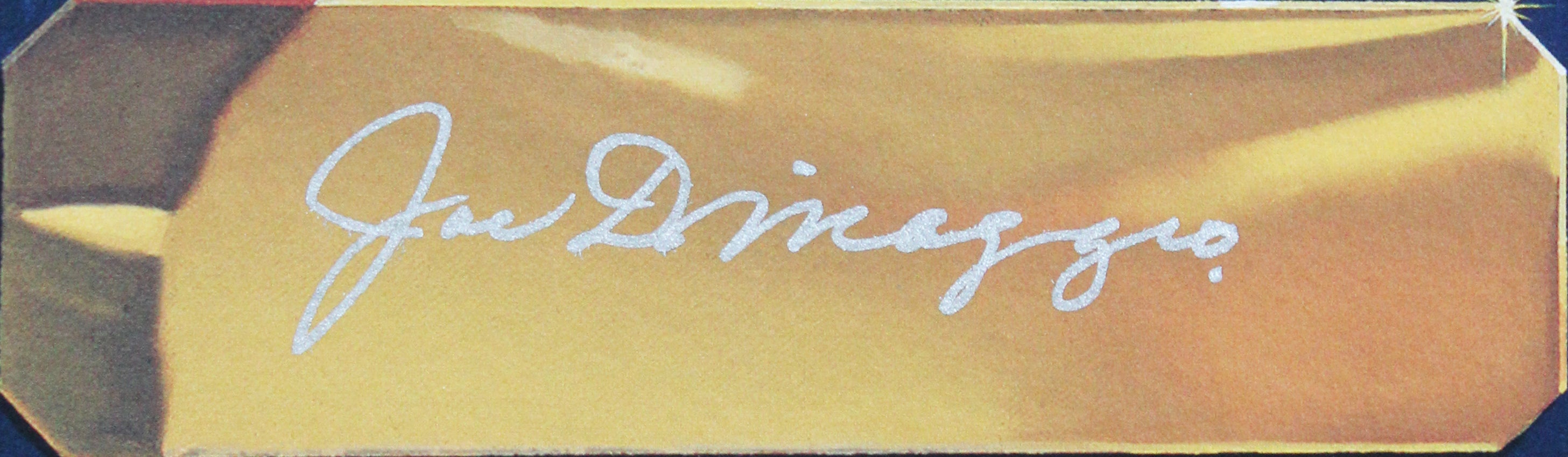 Joe DiMaggio & Danny Day Signed 30x34 Giclee Framed Display LE #73/388 BAS LOA