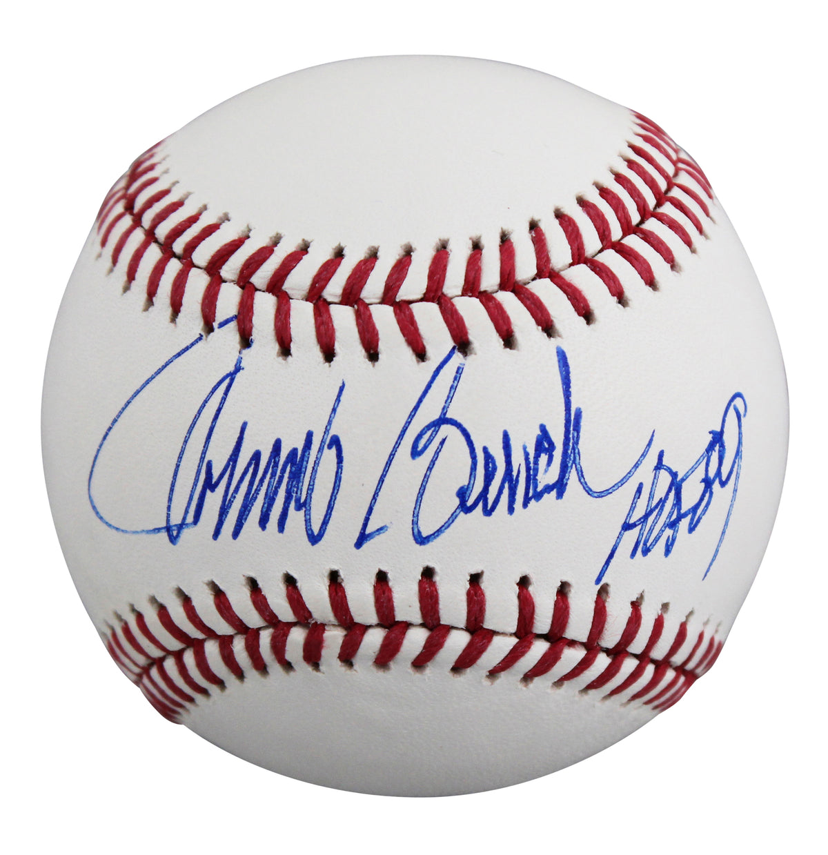 Reds Johnny Bench "HOF 89" Signed Robert Manfred OML Baseball BAS #BY103709