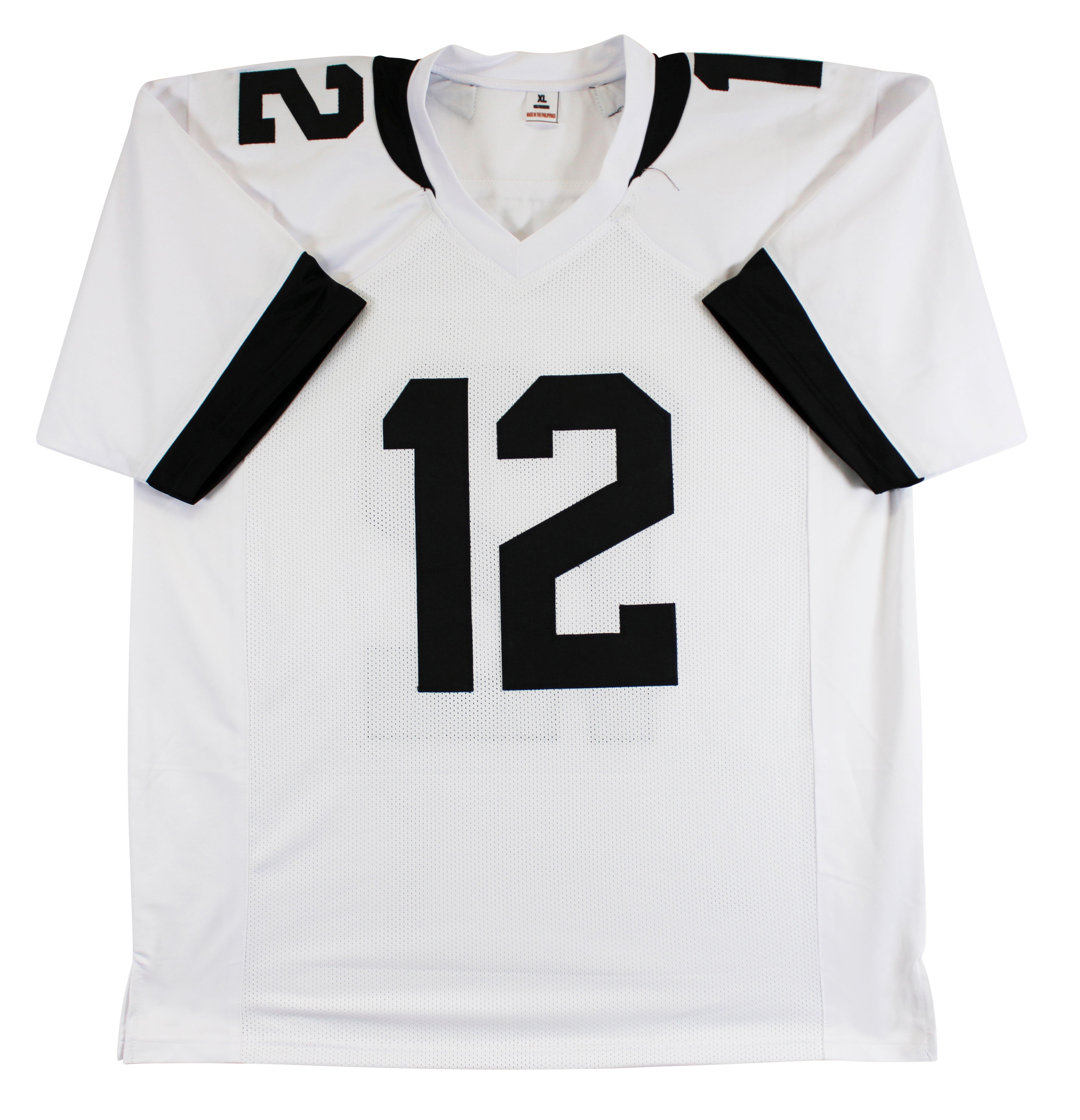 Travis Hunter Authentic Signed White Pro Style Jersey Autographed BAS Witnessed