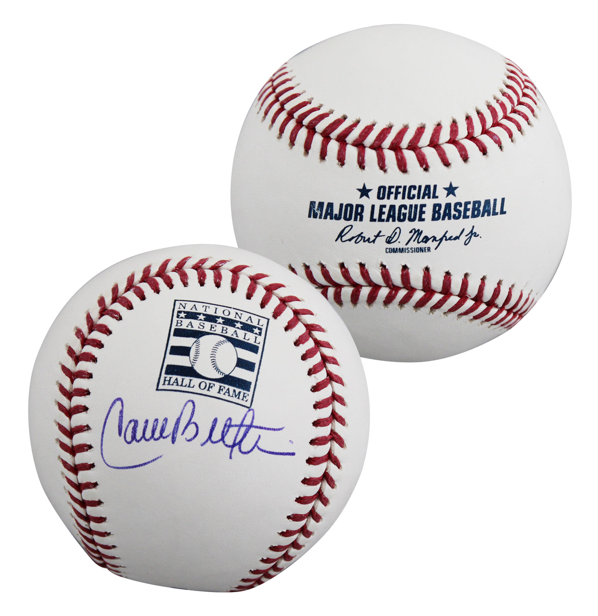 Mets Carlos Beltran Signed Hall OF Fame Logo Oml Baseball BAS #BY103704