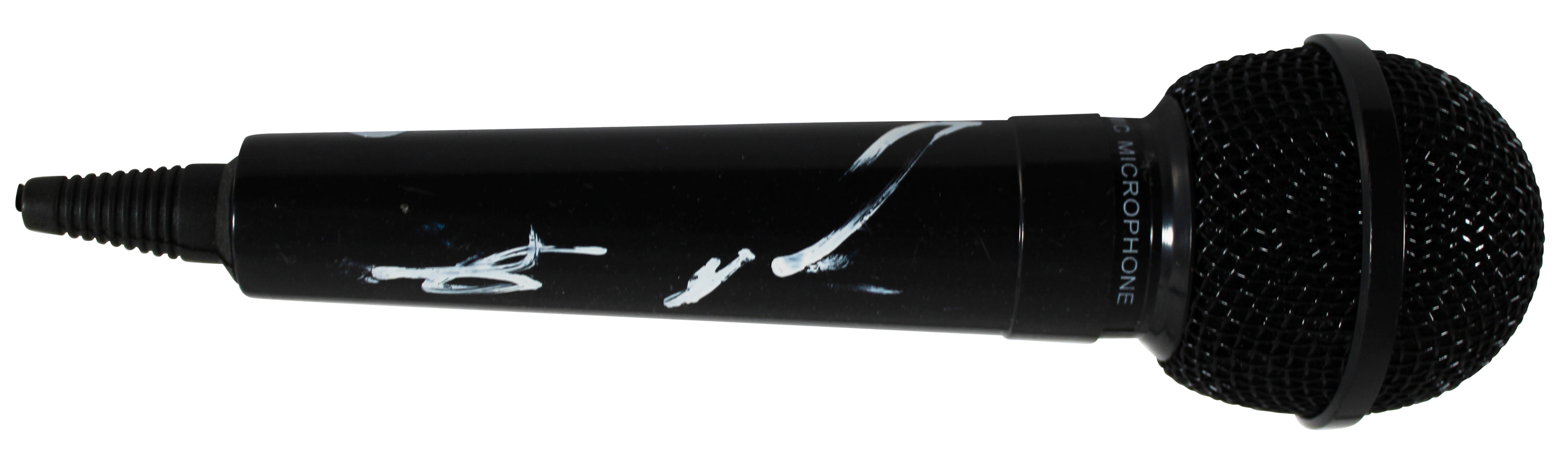 John Travolta Authentic Signed Microphone Autographed PSA/DNA #AP84515