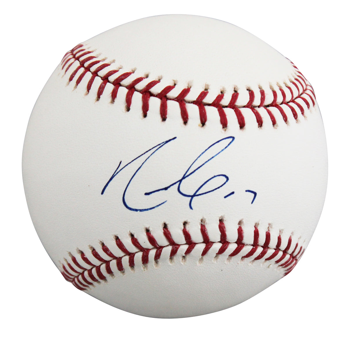 Rangers Nelson Cruz Authentic Signed Allen Selig OML Baseball BAS #BY031108