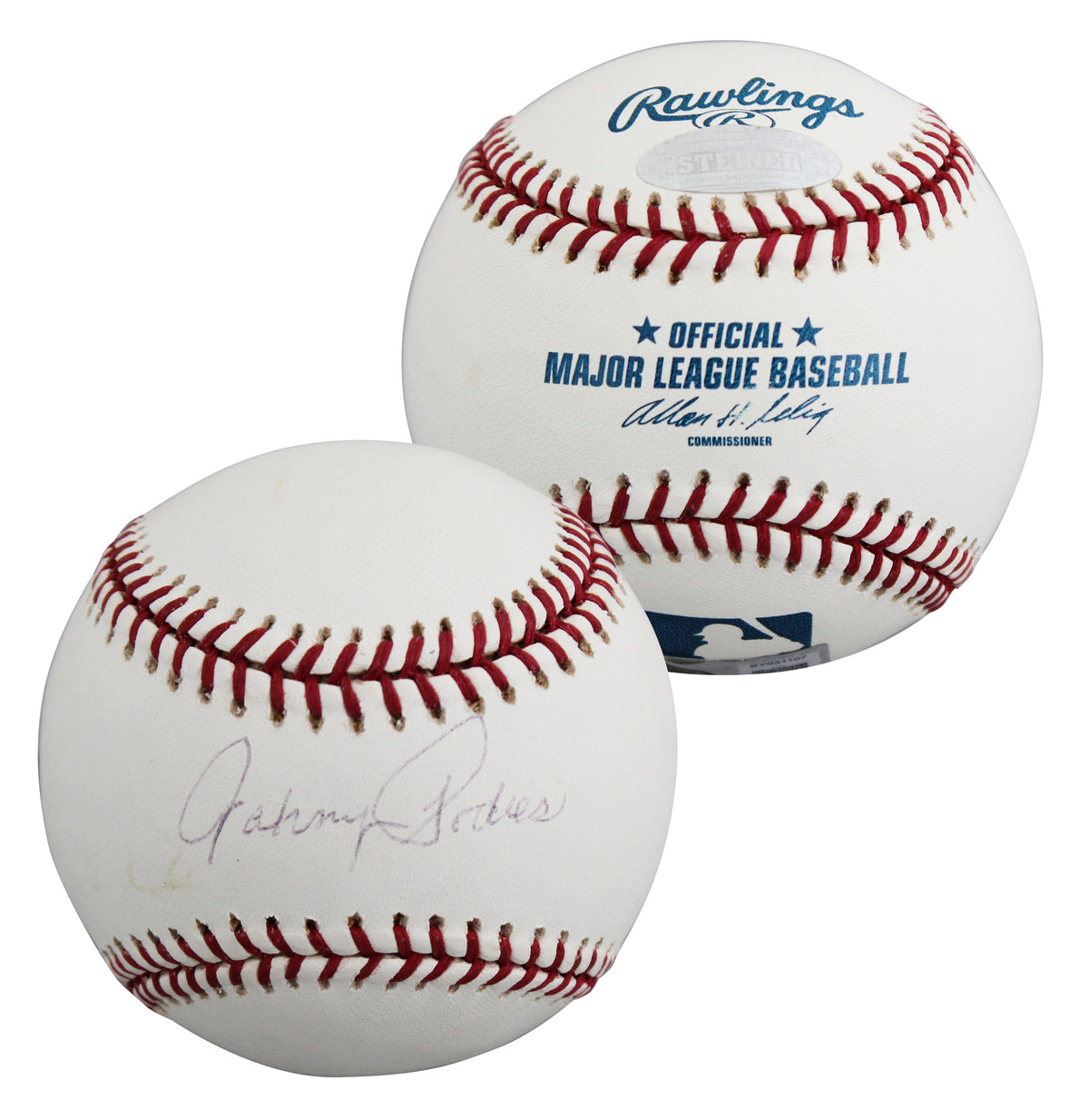 Dodgers Johnny Podres Authentic Signed Allen Selig OML Baseball BAS #BY031107