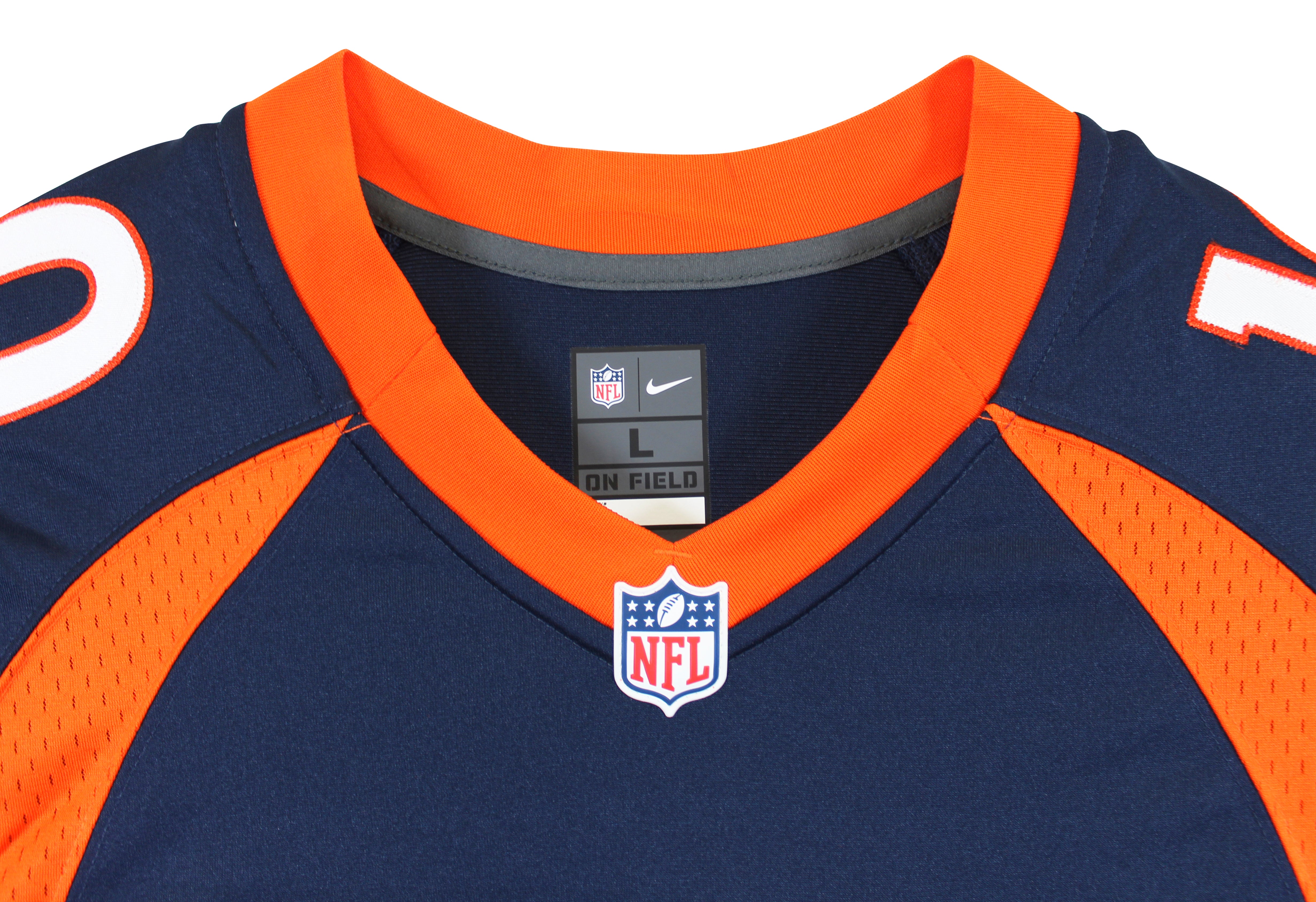 Broncos Bo Nix Authentic Signed Navy Blue Nike Limited Jersey w/ Sewn #s BAS Wit