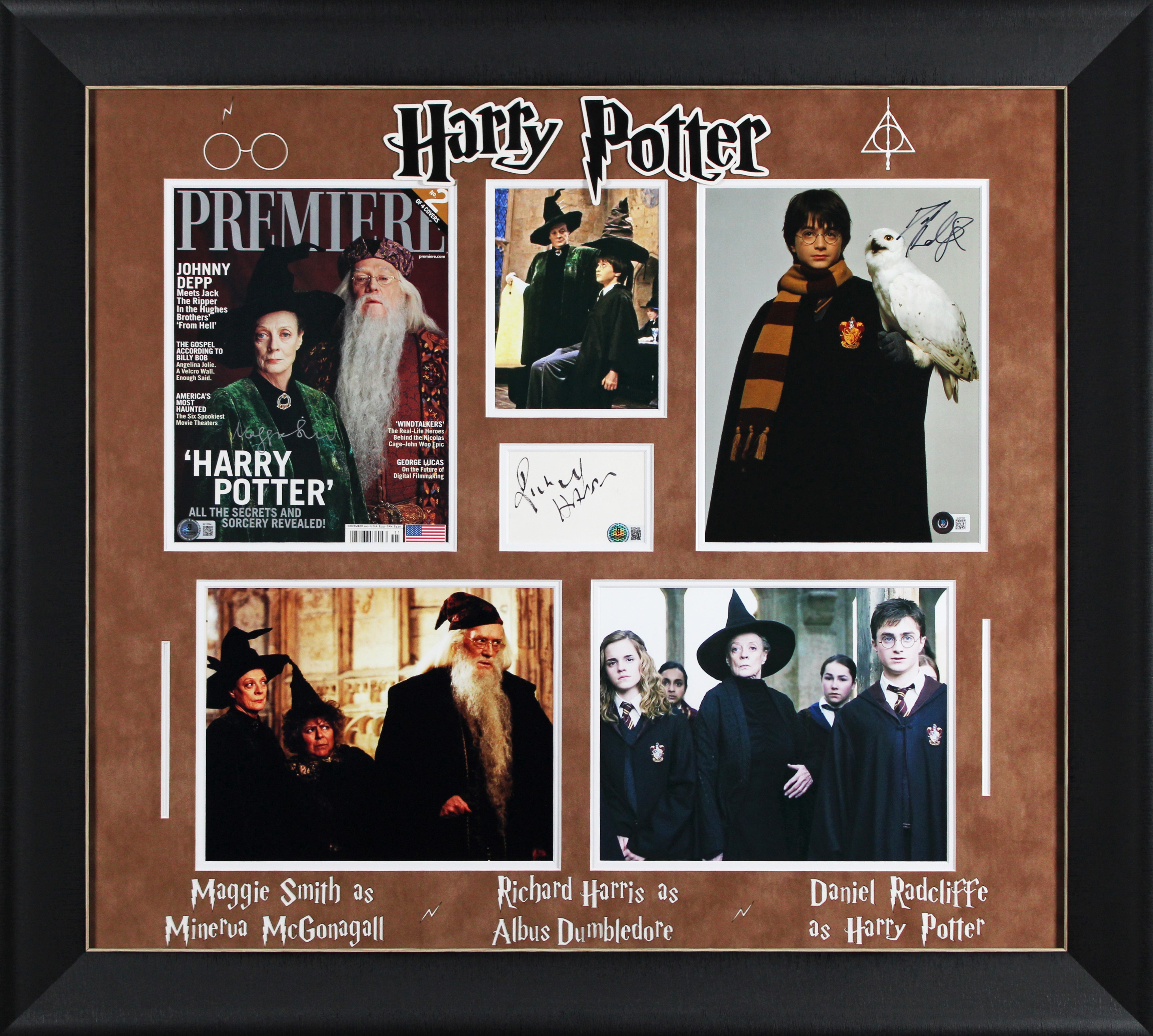 Harry Potter (3) Radcliffe, Smith & Harris Signed Framed Display BAS #AE13584
