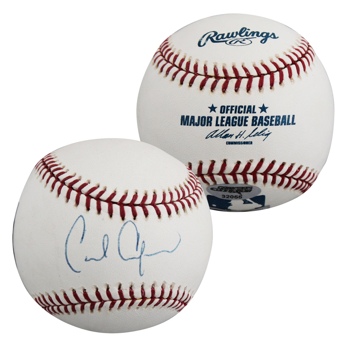 Rays Carl Crawford Authentic Signed Allen Selig OML Baseball BAS #BY031104