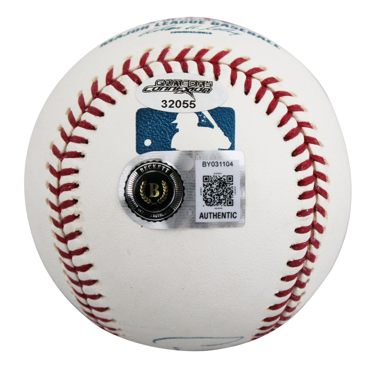 Rays Carl Crawford Authentic Signed Allen Selig OML Baseball BAS #BY031104