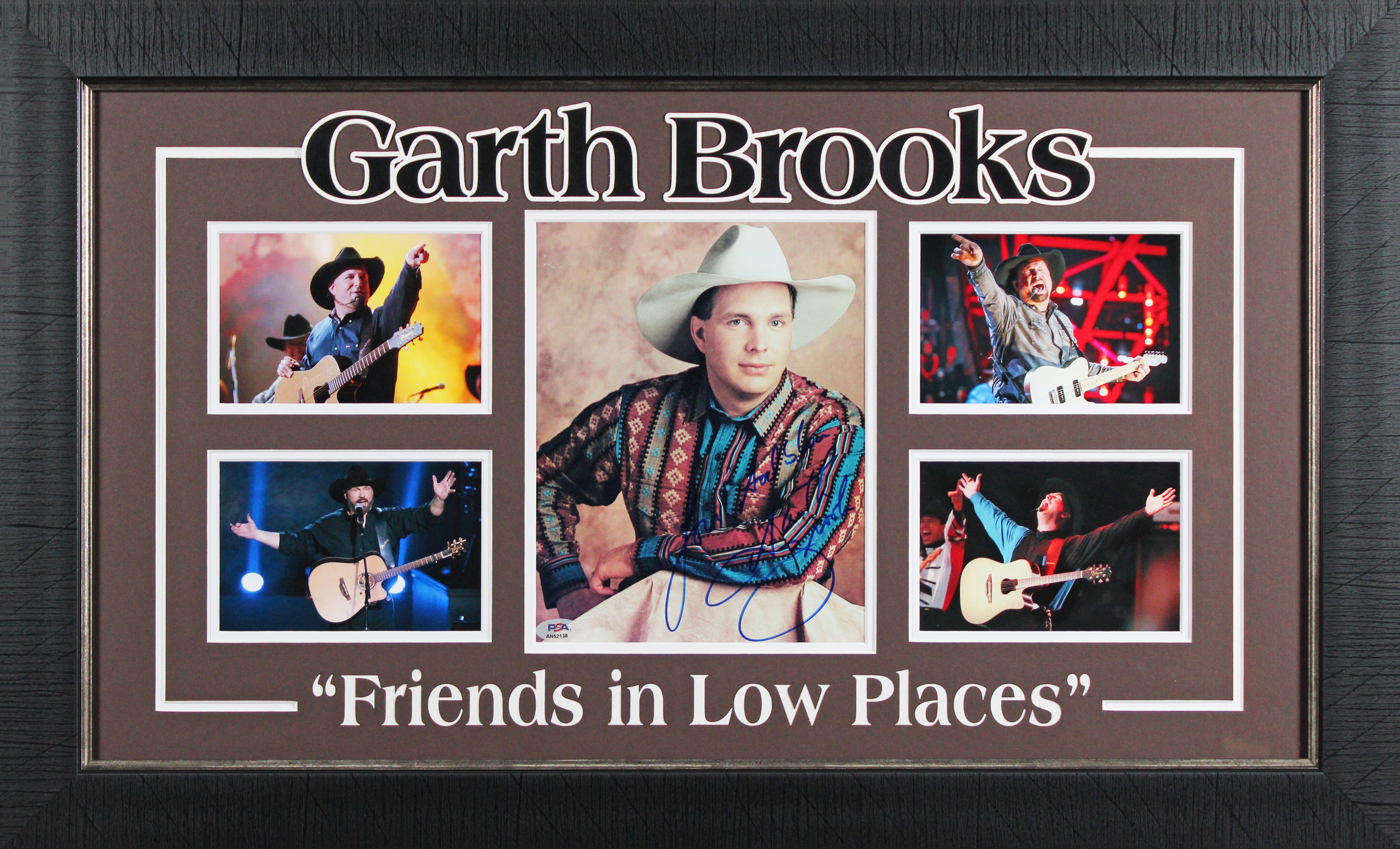 Garth Brooks "God Bless" Authentic Signed 8x10 Framed Photo PSA/DNA #AN52138
