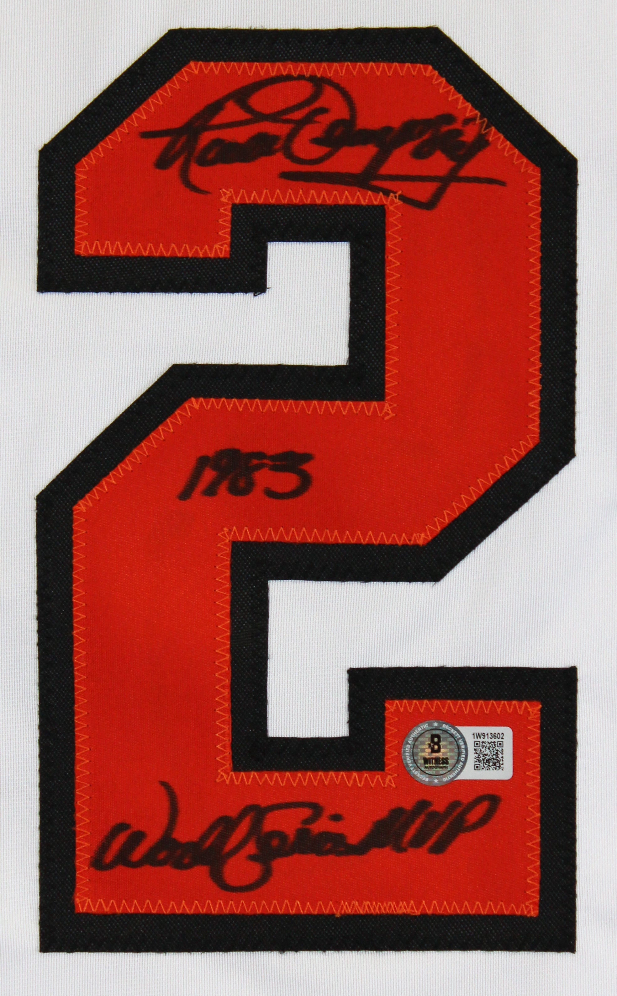 Rick Dempsey "1983 World Series MVP" Signed White Pro Style Jersey BAS Witnessed