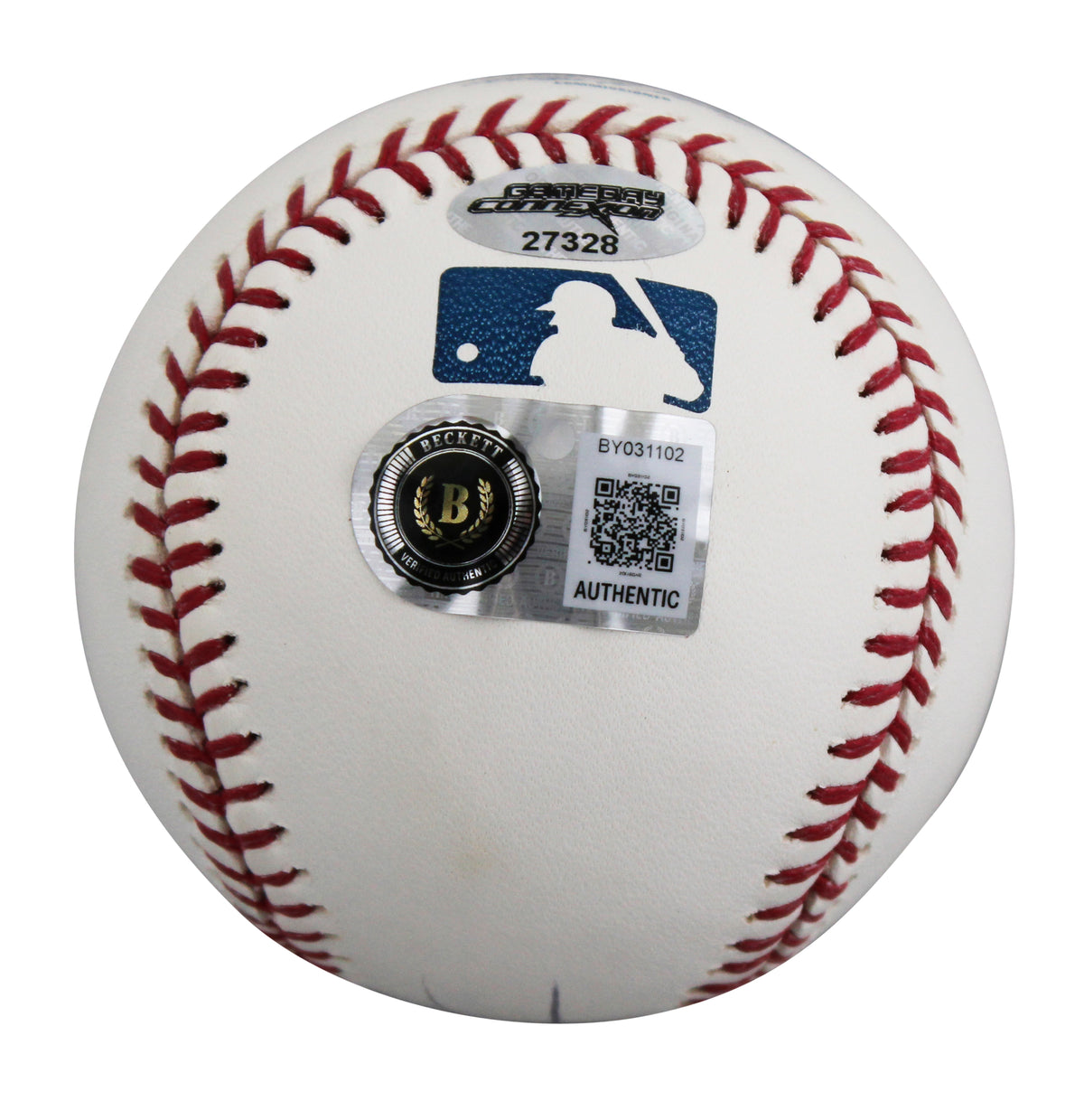 Rangers Josh Hamilton Authentic Signed Allen Selig OML Baseball BAS #BY031102