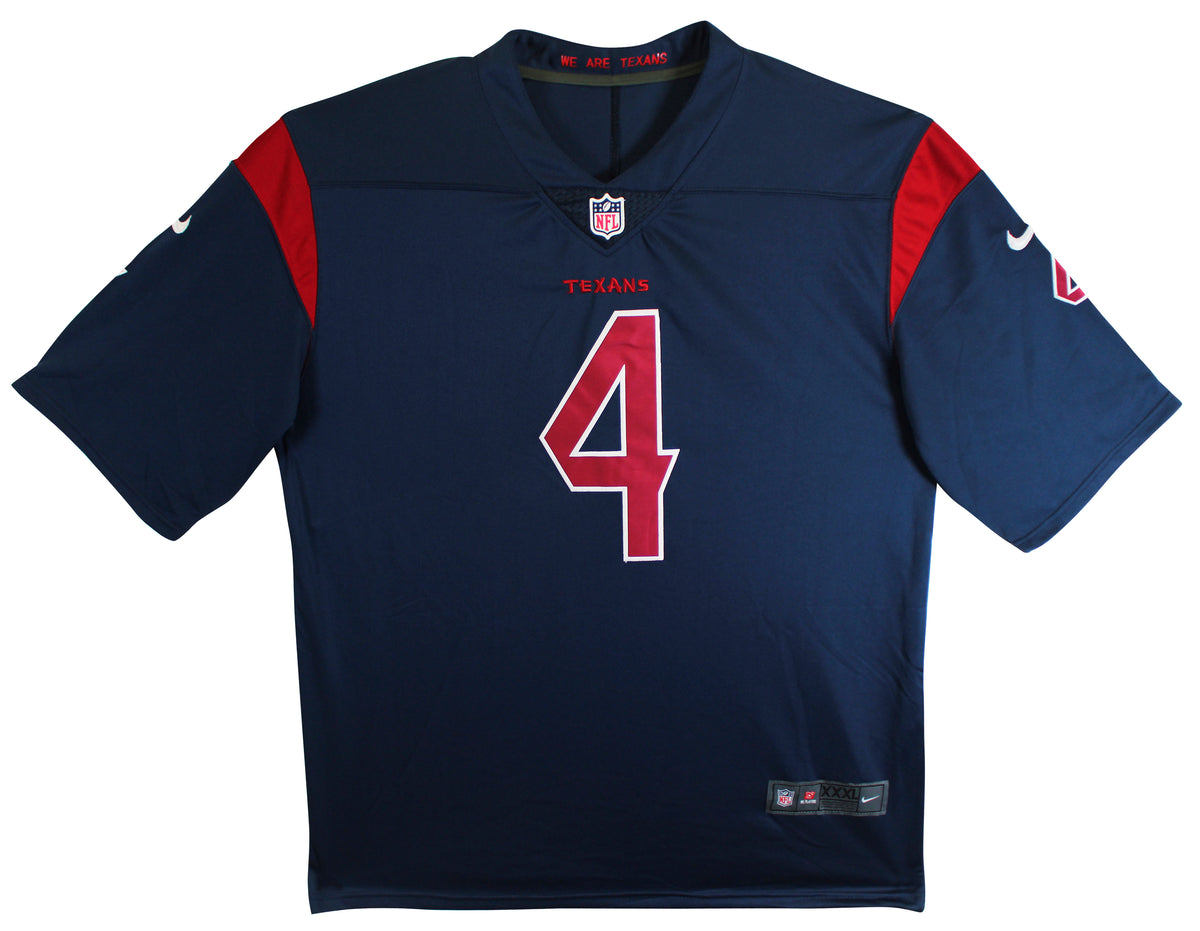 Texans Deshaun Watson Authentic Signed Navy Nike Jersey BAS #BY093002
