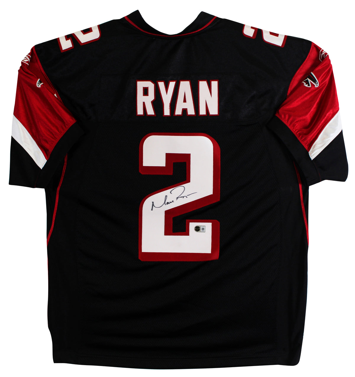 Falcons Matt Ryan Authentic Signed Black Reebok On-Field Jersey BAS #BY093003