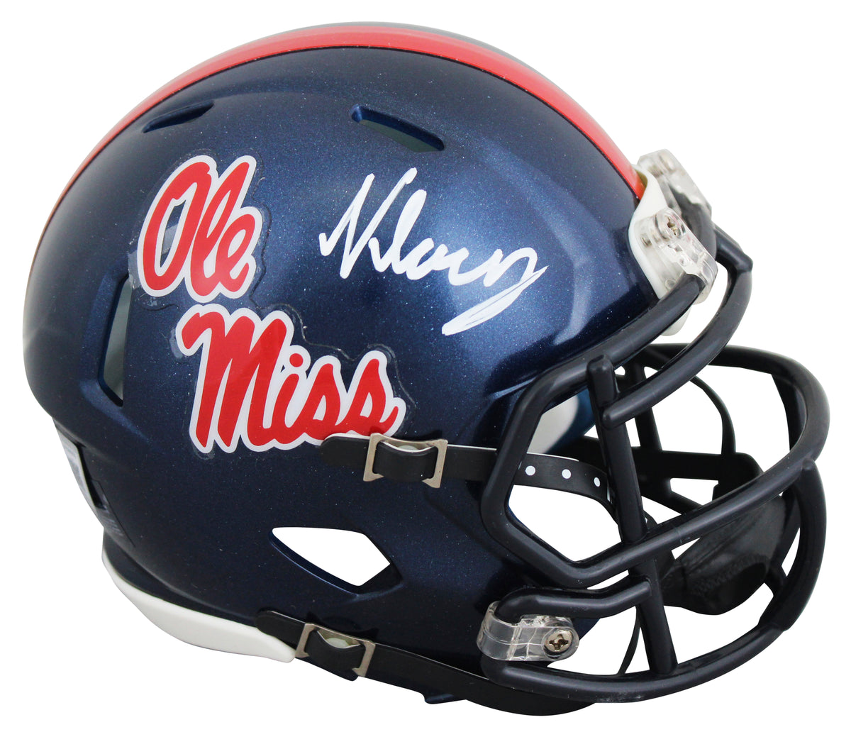 Ole Miss Kewan Lacy Authentic Signed Speed Mini Helmet Autographed BAS