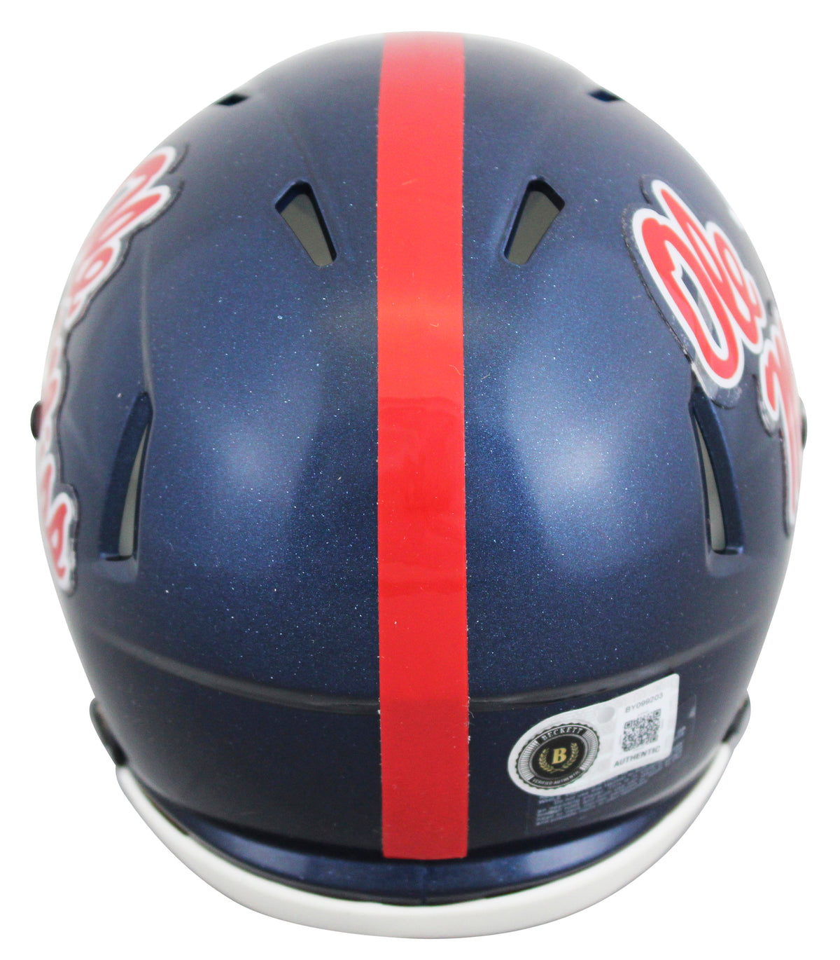 Ole Miss Kewan Lacy Authentic Signed Speed Mini Helmet Autographed BAS