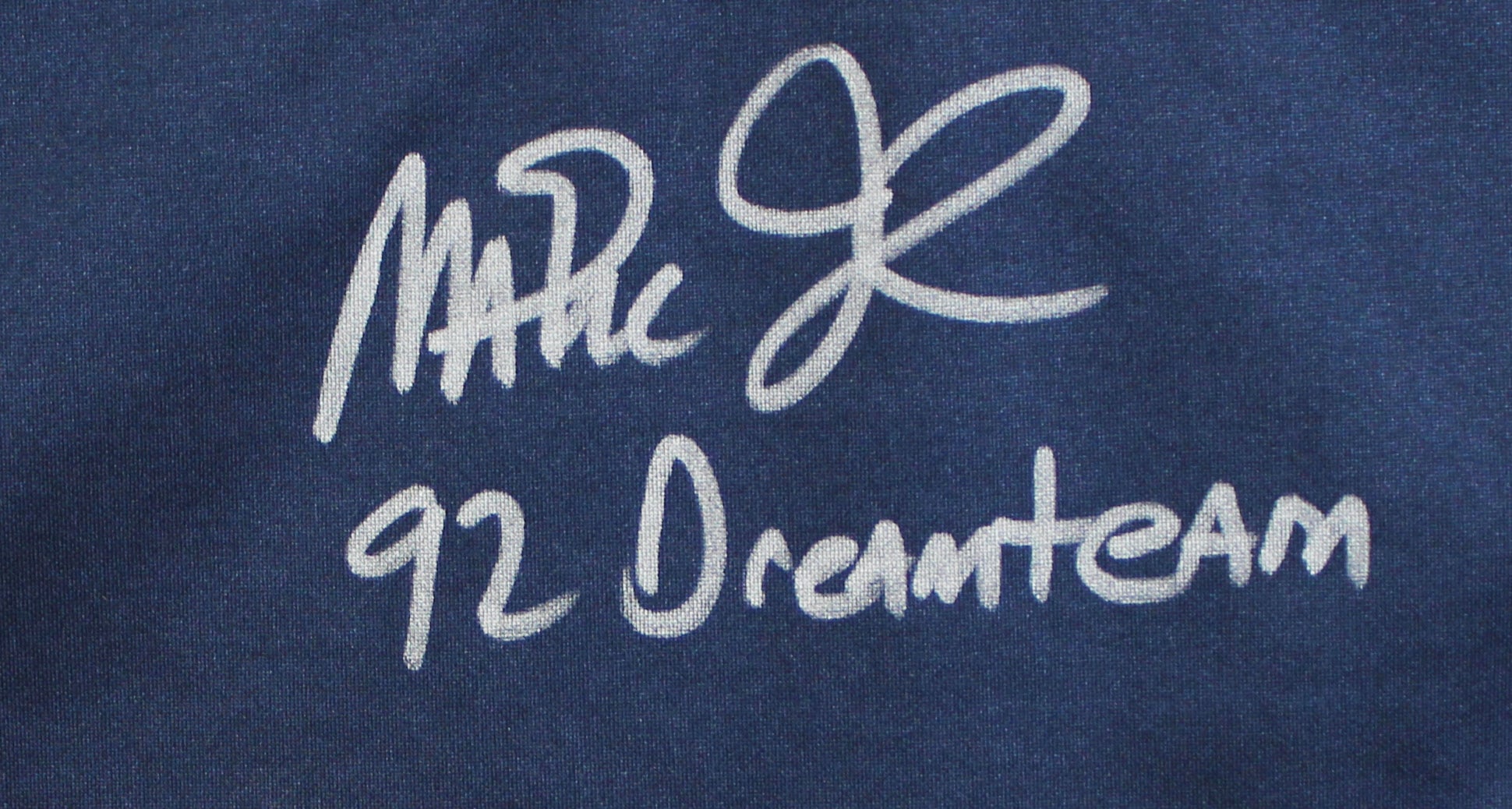 Magic Johnson "92 Dreamteam" Signed Navy Nike Team USA Jersey BAS Wit #2W898640