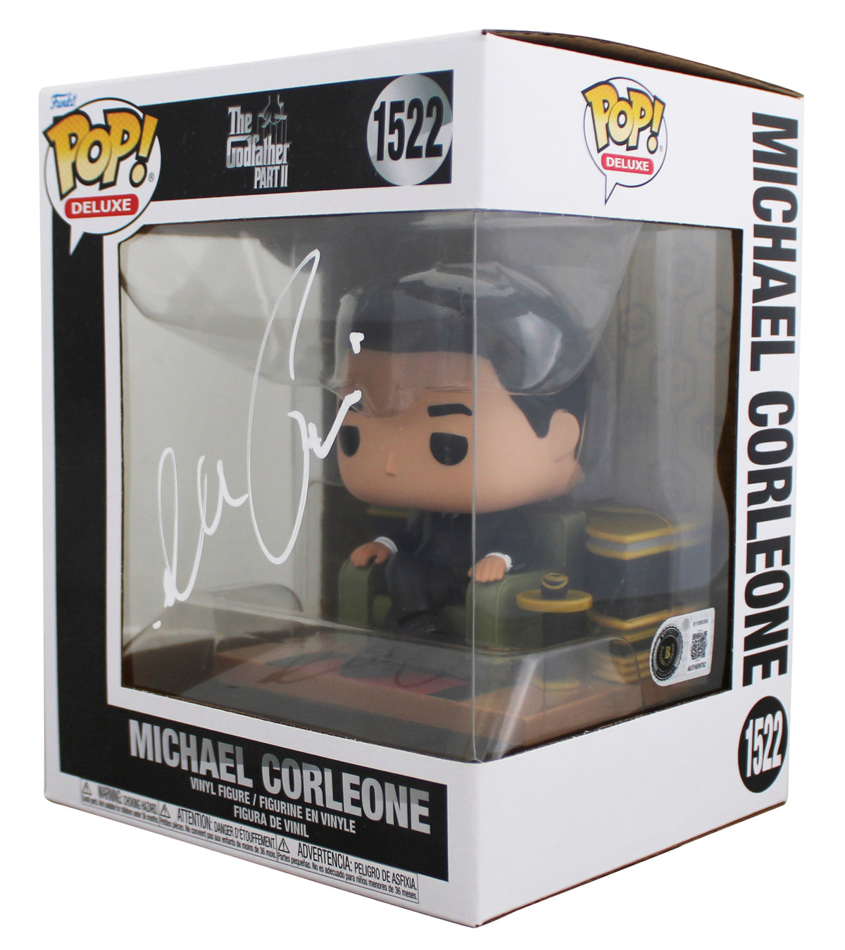 Al Pacino The Godfather Signed #1522 Deluxe Funko Pop Figure BAS #BY099368