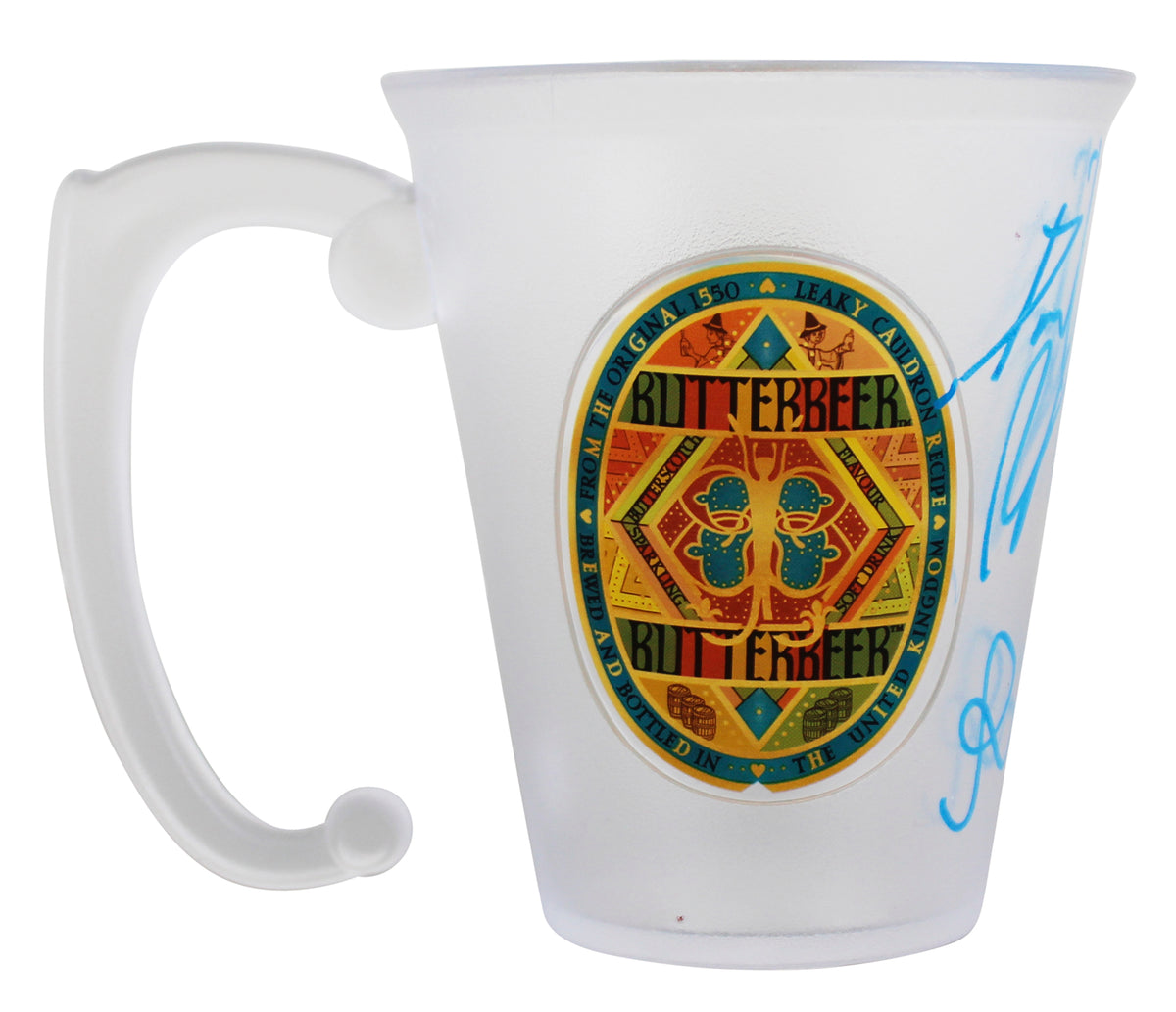 Daniel Radcliffe & Rupert Grint Harry Potter Signed Plastic Butterbeer Mug BAS
