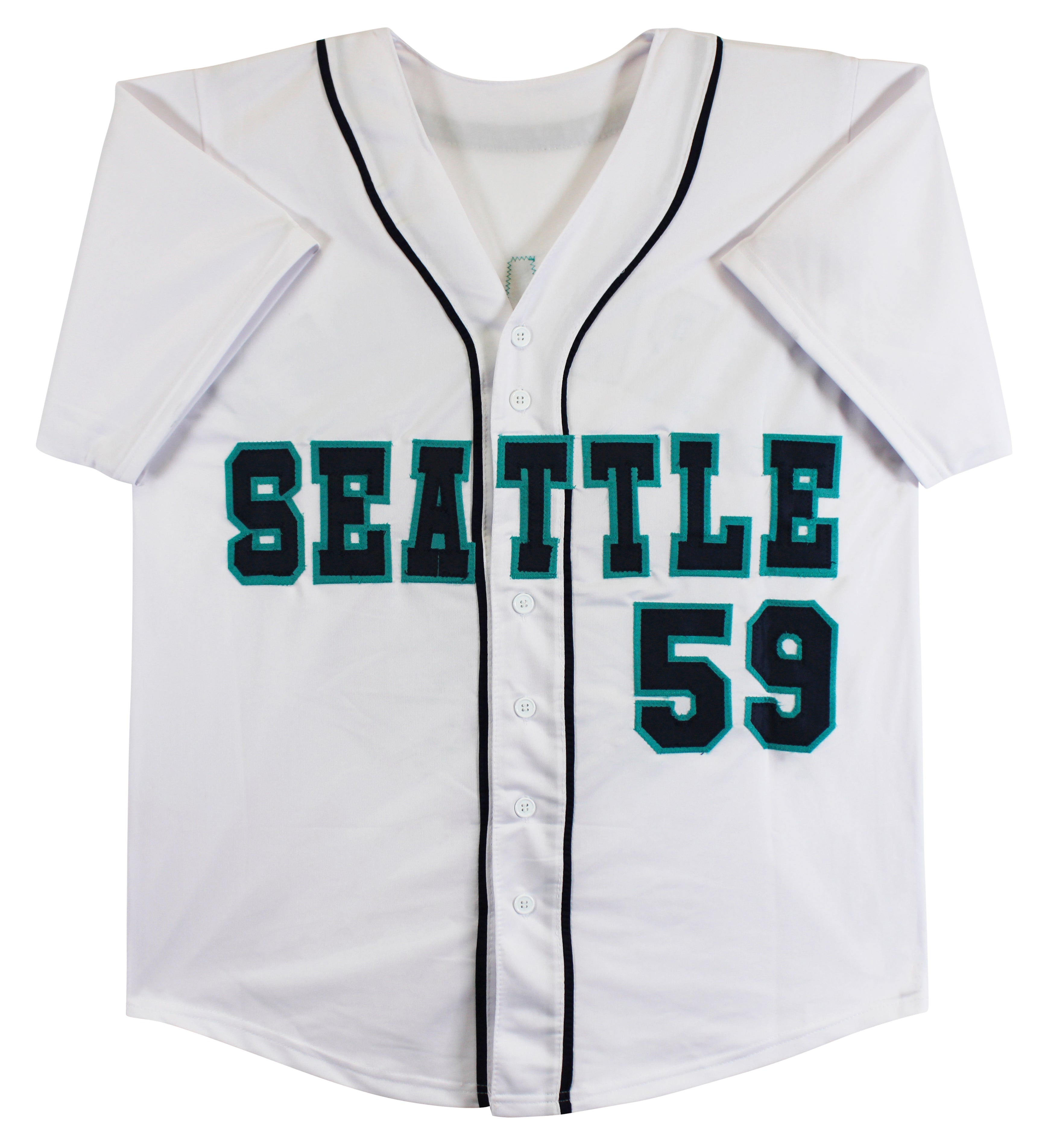 Felix Hernandez Authentic Signed White Pro Style Jersey Autographed BAS