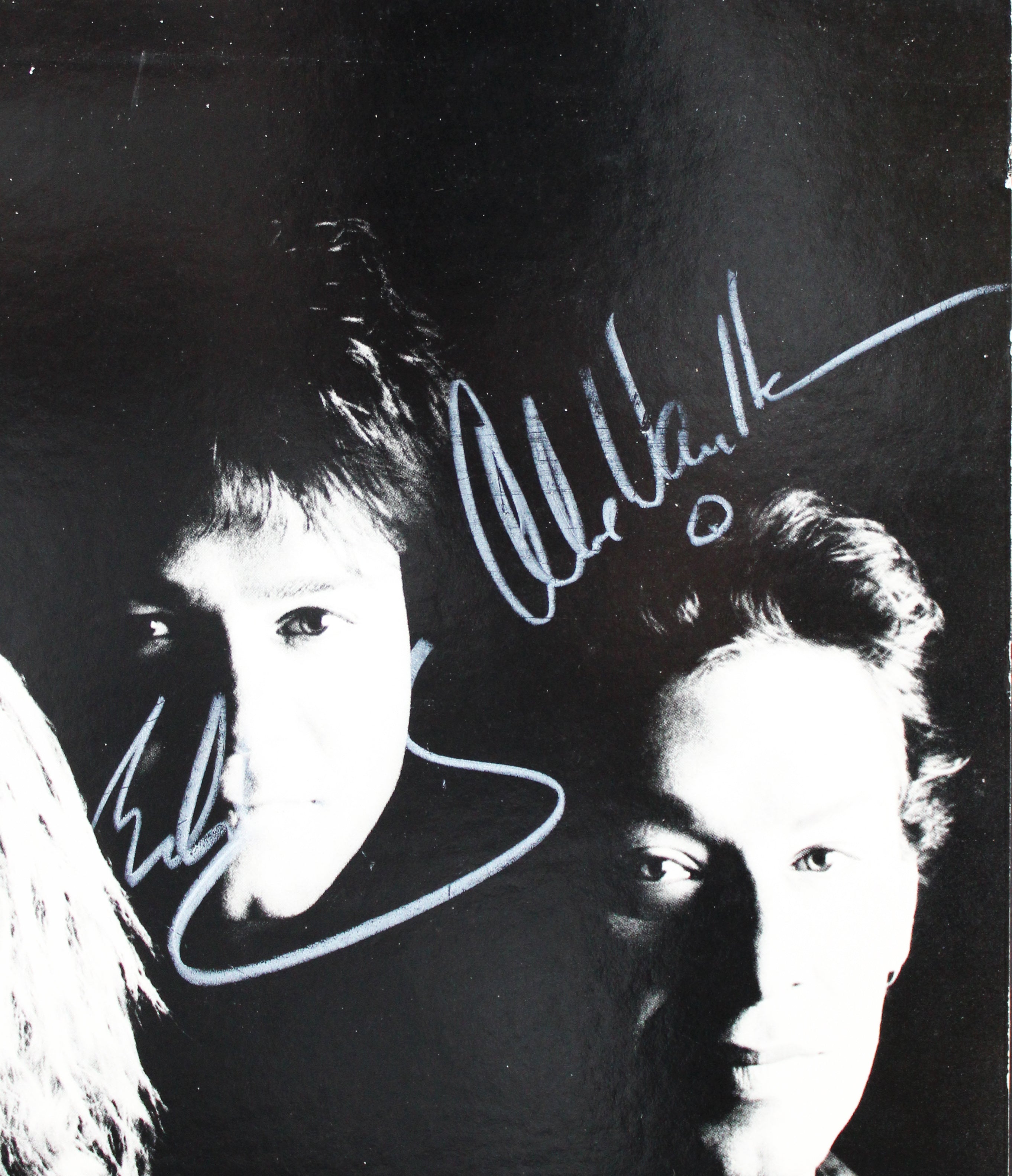 Van Halen (4) Alex, Eddie, Anthony & Hagar Signed OU812 Album Cover BAS #AE40004