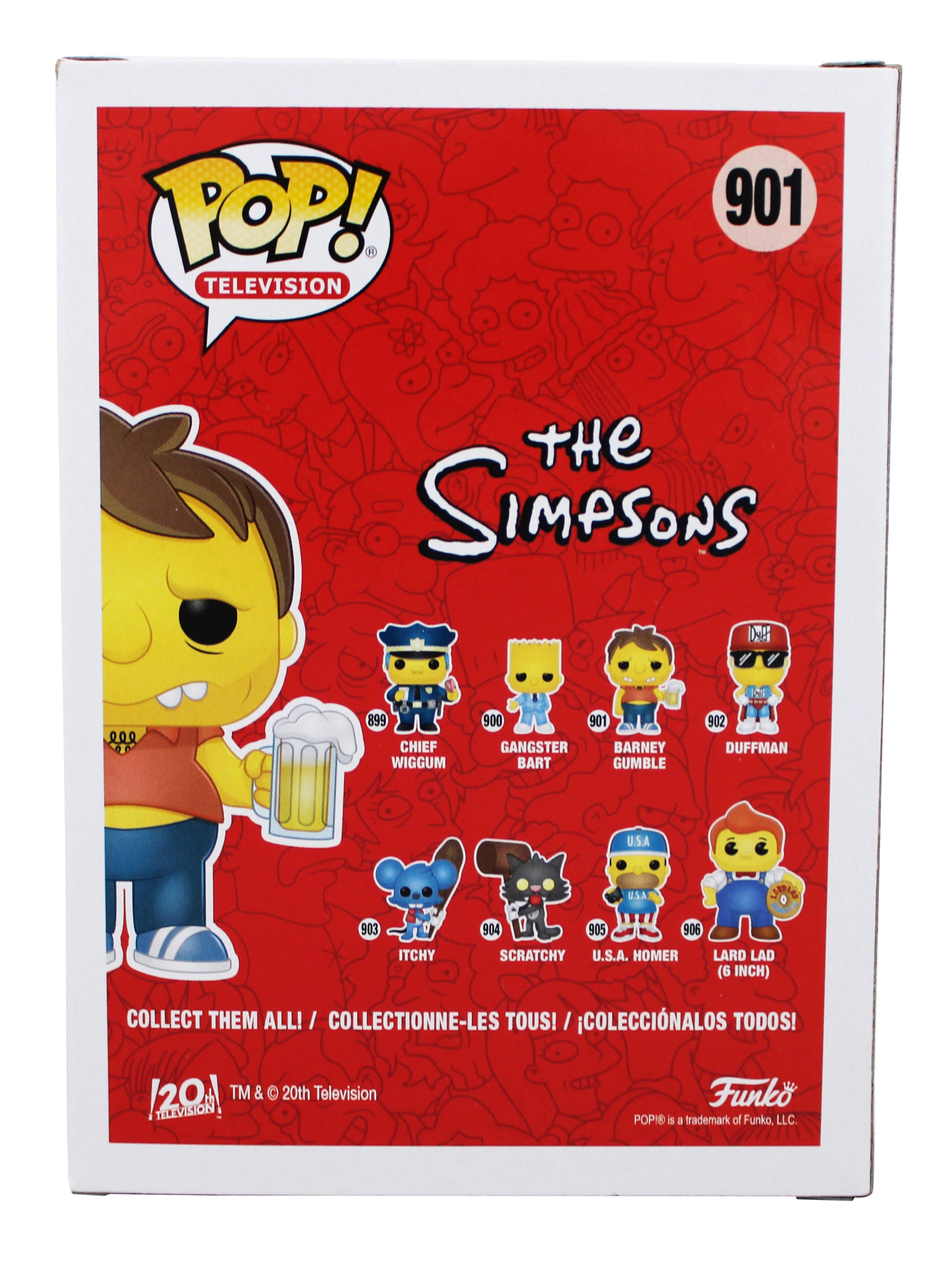 Dan Castellaneta The Simpsons Signed Barney #901 Funko Pop Figure JSA #UU18303