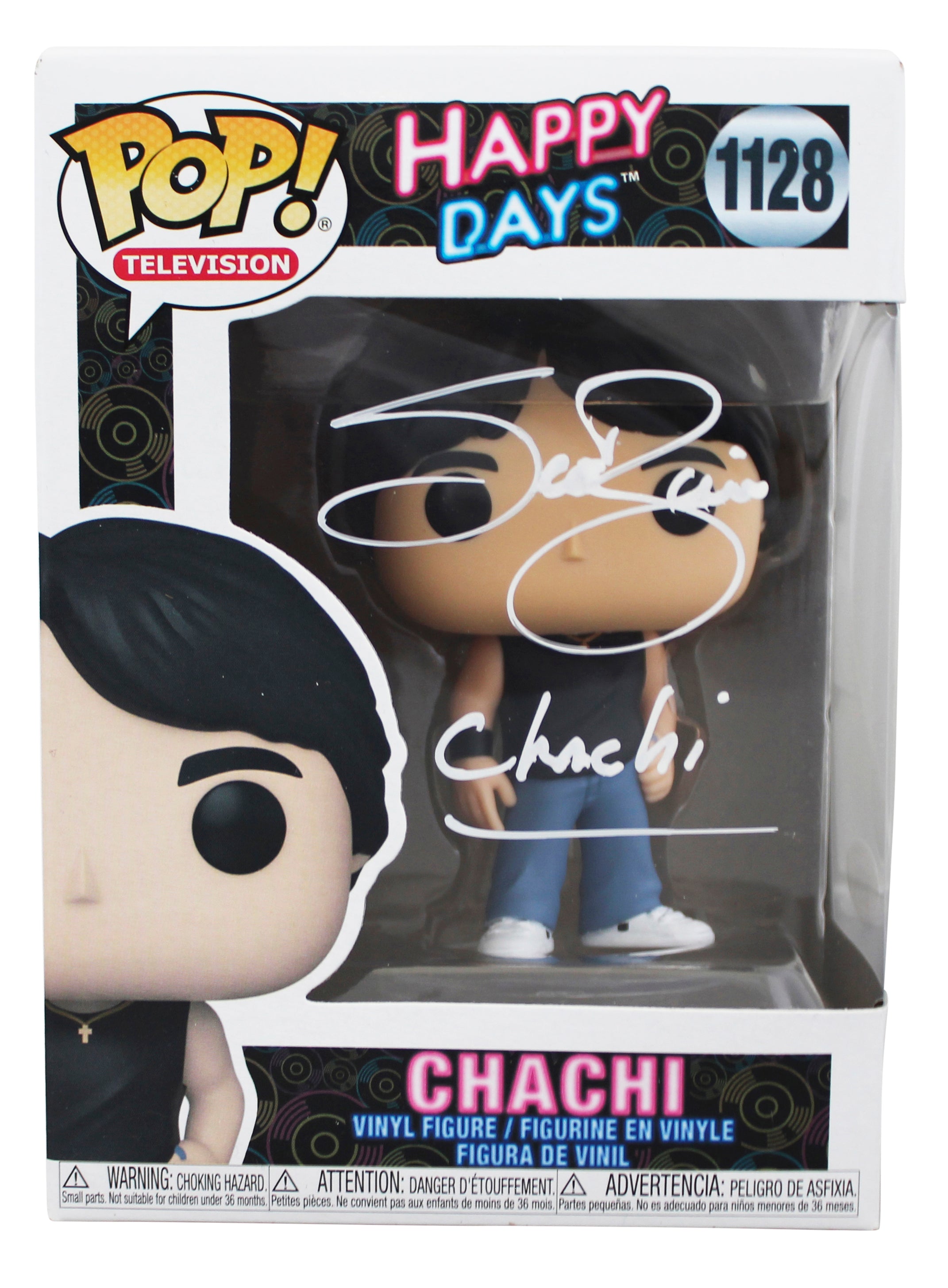 Scott Baio Happy Days "Chachi" Signed #1128 Funko Pop Vinyl Figure JSA #QQ80123