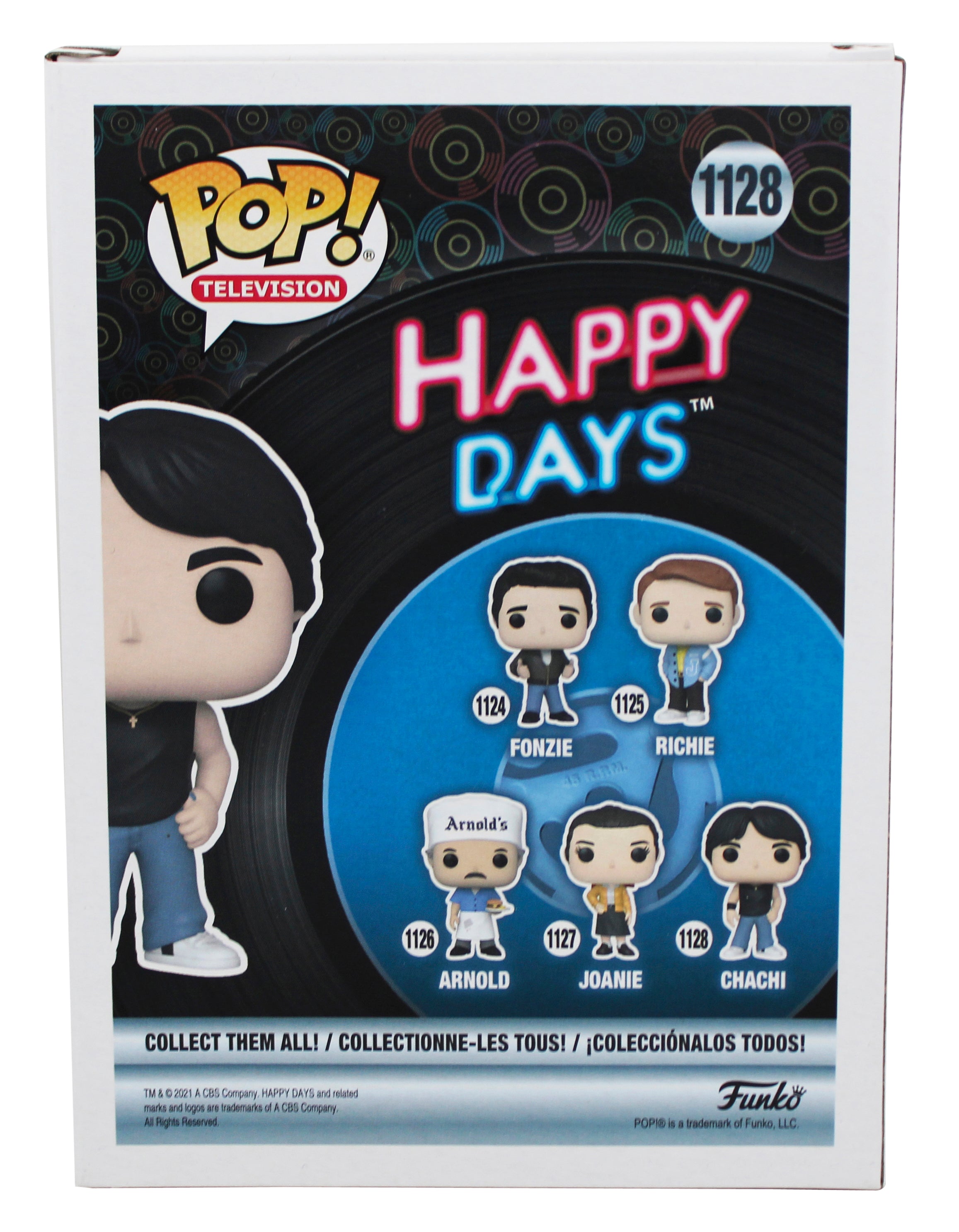 Scott Baio Happy Days "Chachi" Signed #1128 Funko Pop Vinyl Figure JSA #QQ80123