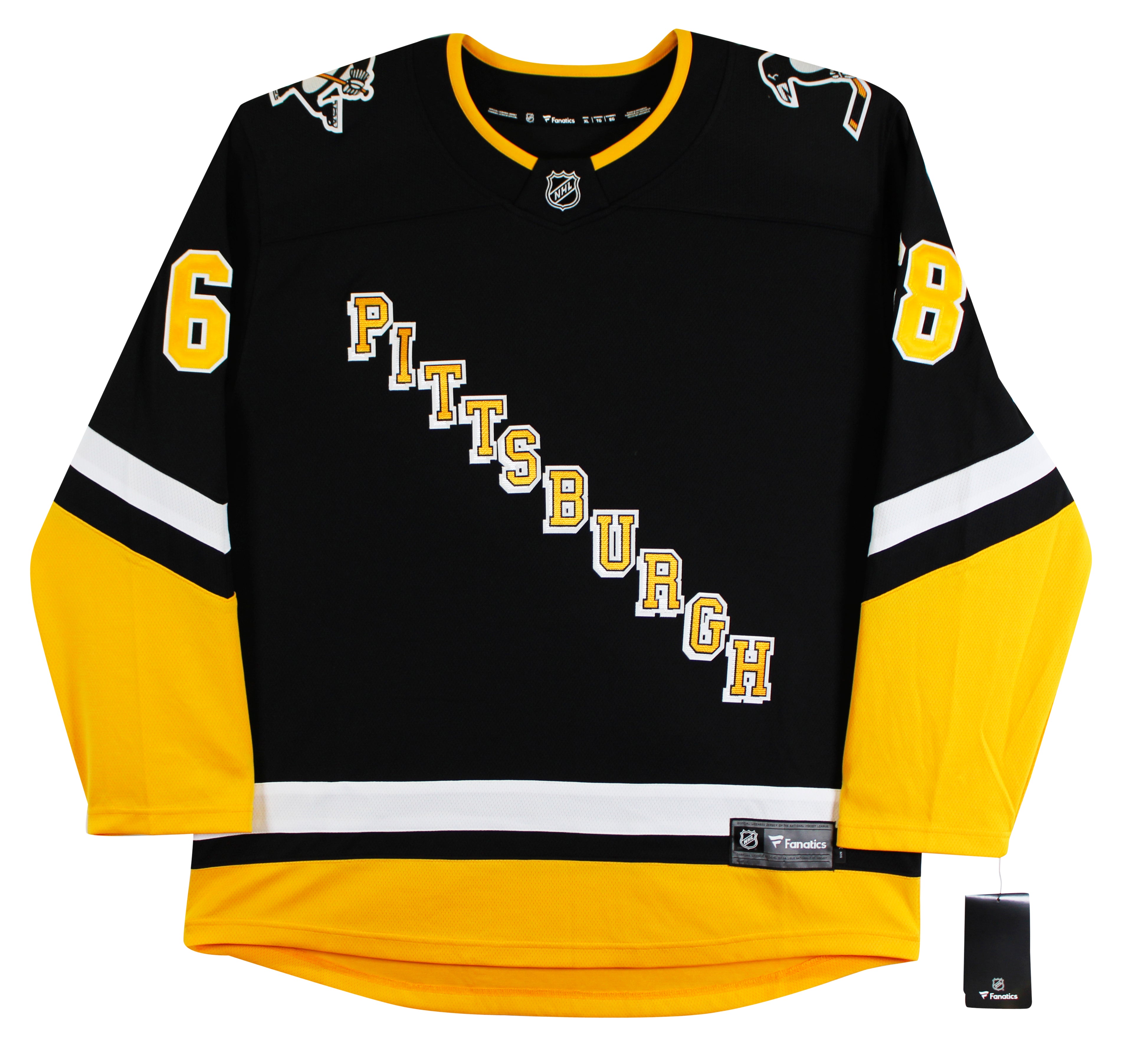 Penguins Jaromir Jagr Authentic Signed Black Fanatics Breakaway Jersey BAS Wit