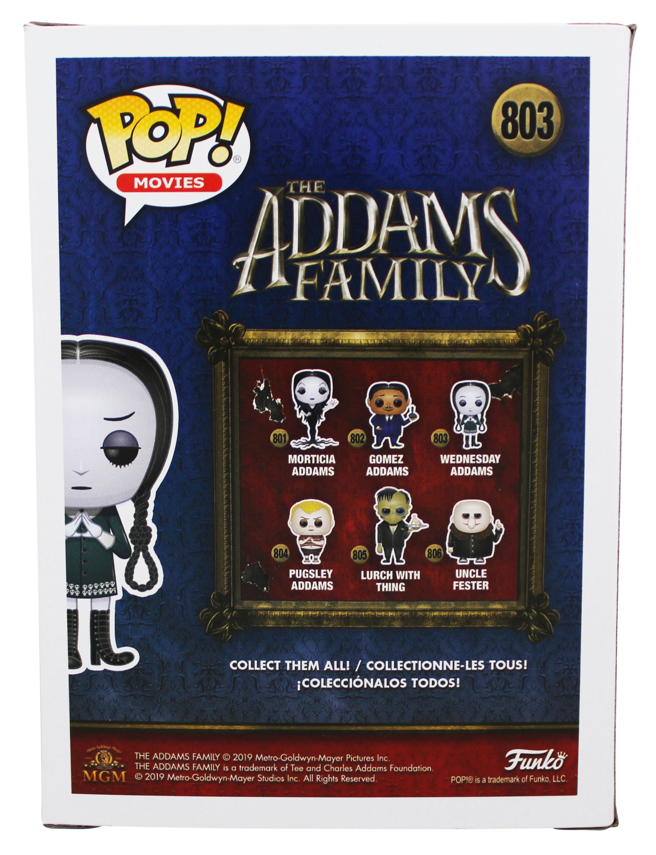 Christina Ricci The Addams Family Signed #803 Funko Pop Figure BAS #WF93058