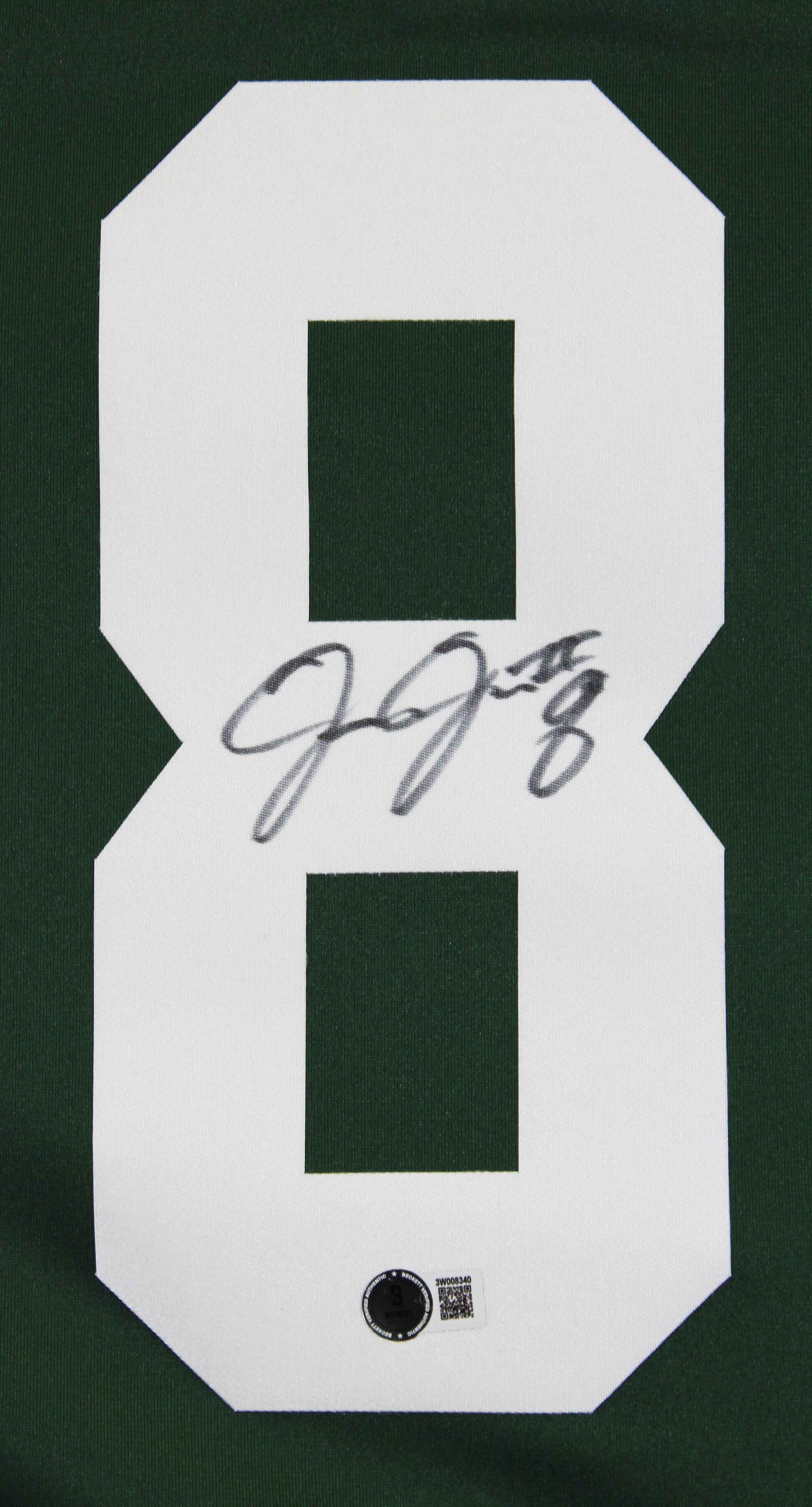 Packers Josh Jacobs Authentic Signed Green Nike Game Jersey BAS Witnessed
