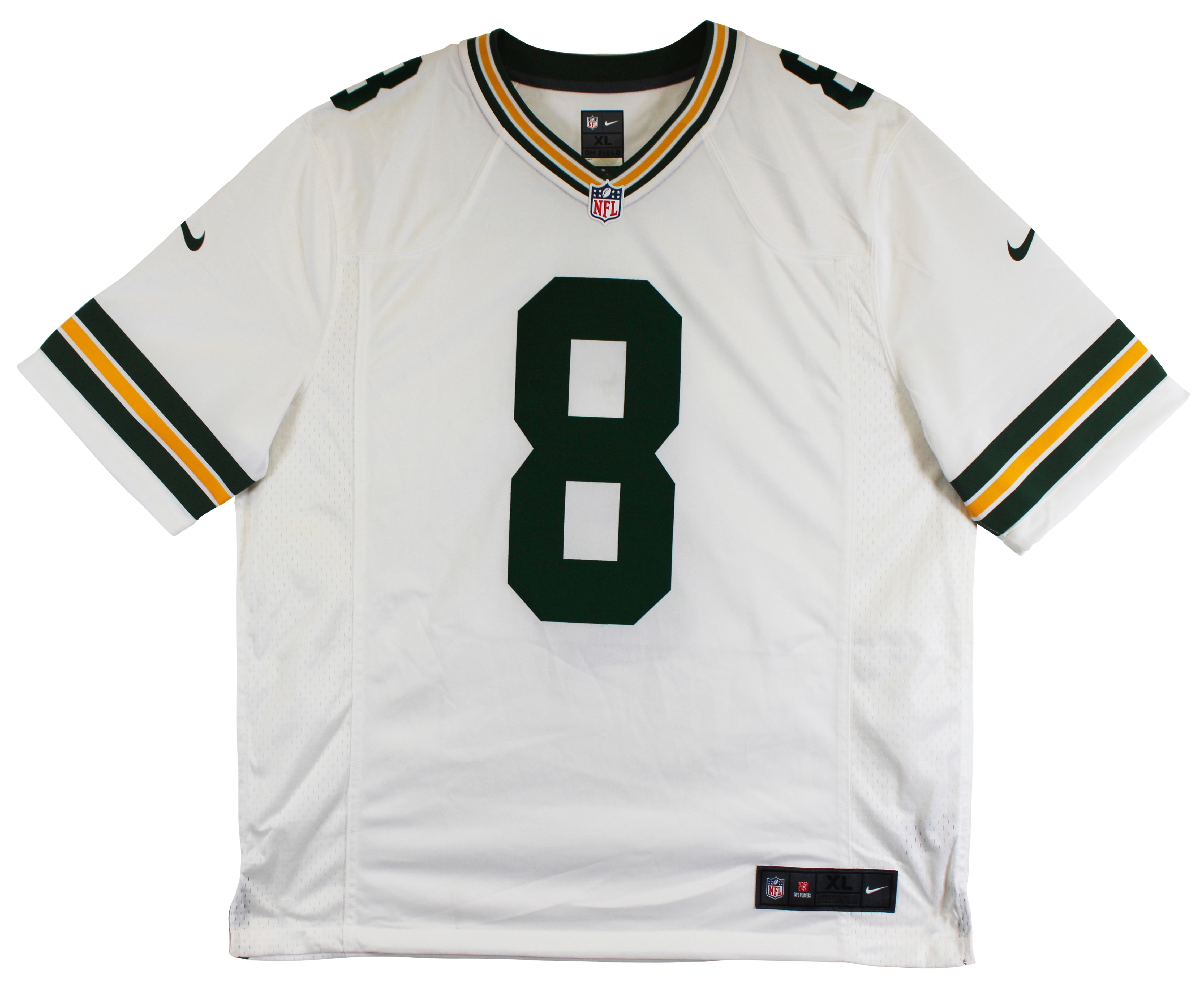 Packers Josh Jacobs Authentic Signed White Nike Game Jersey BAS Witnessed