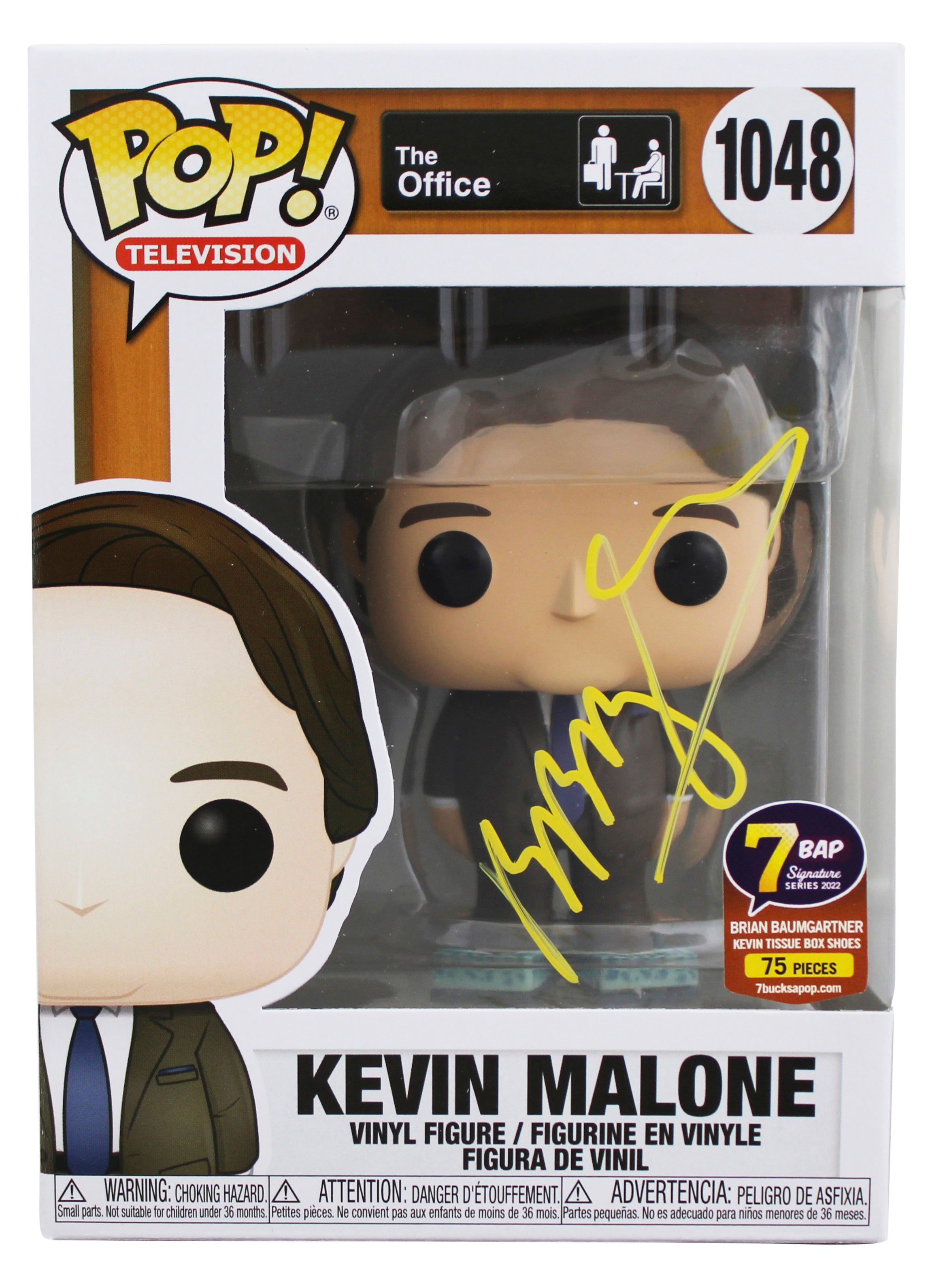 Brian Baumgartner The Office Signed Kevin Funko Pop Vinyl Figure JSA #WIT547448