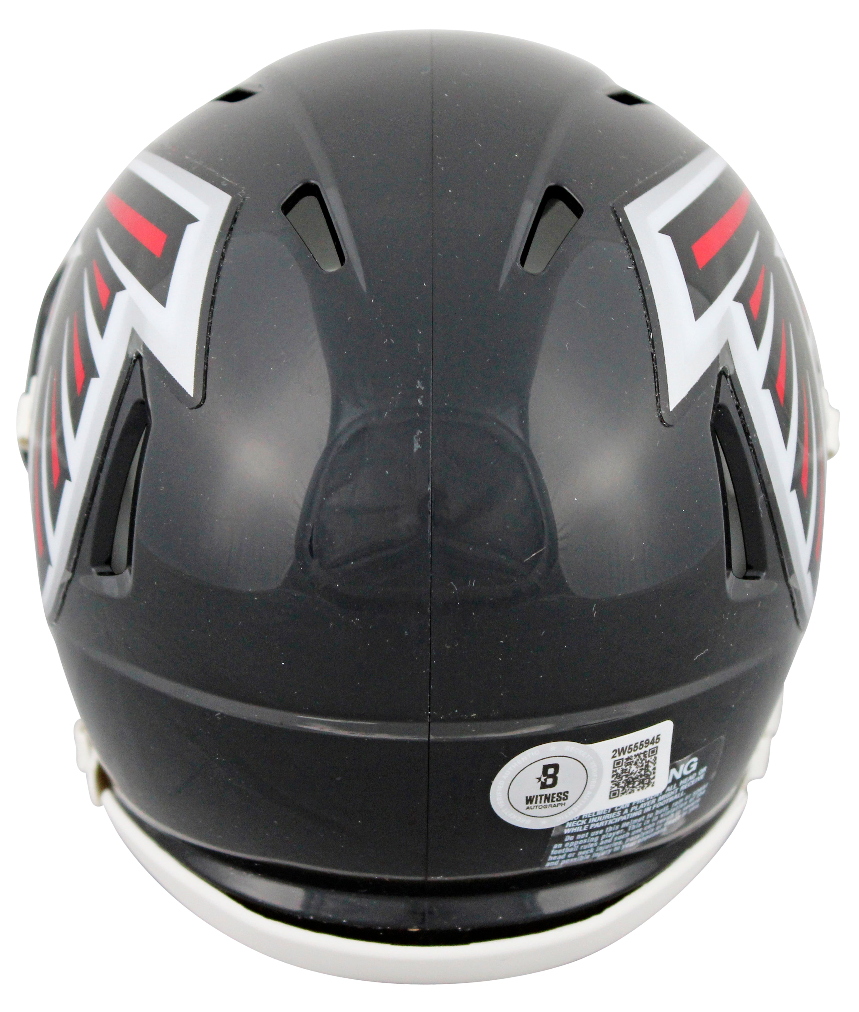 Falcons Michael Vick Authentic Signed 03-19 TB Speed Mini Helmet BAS Witnessed