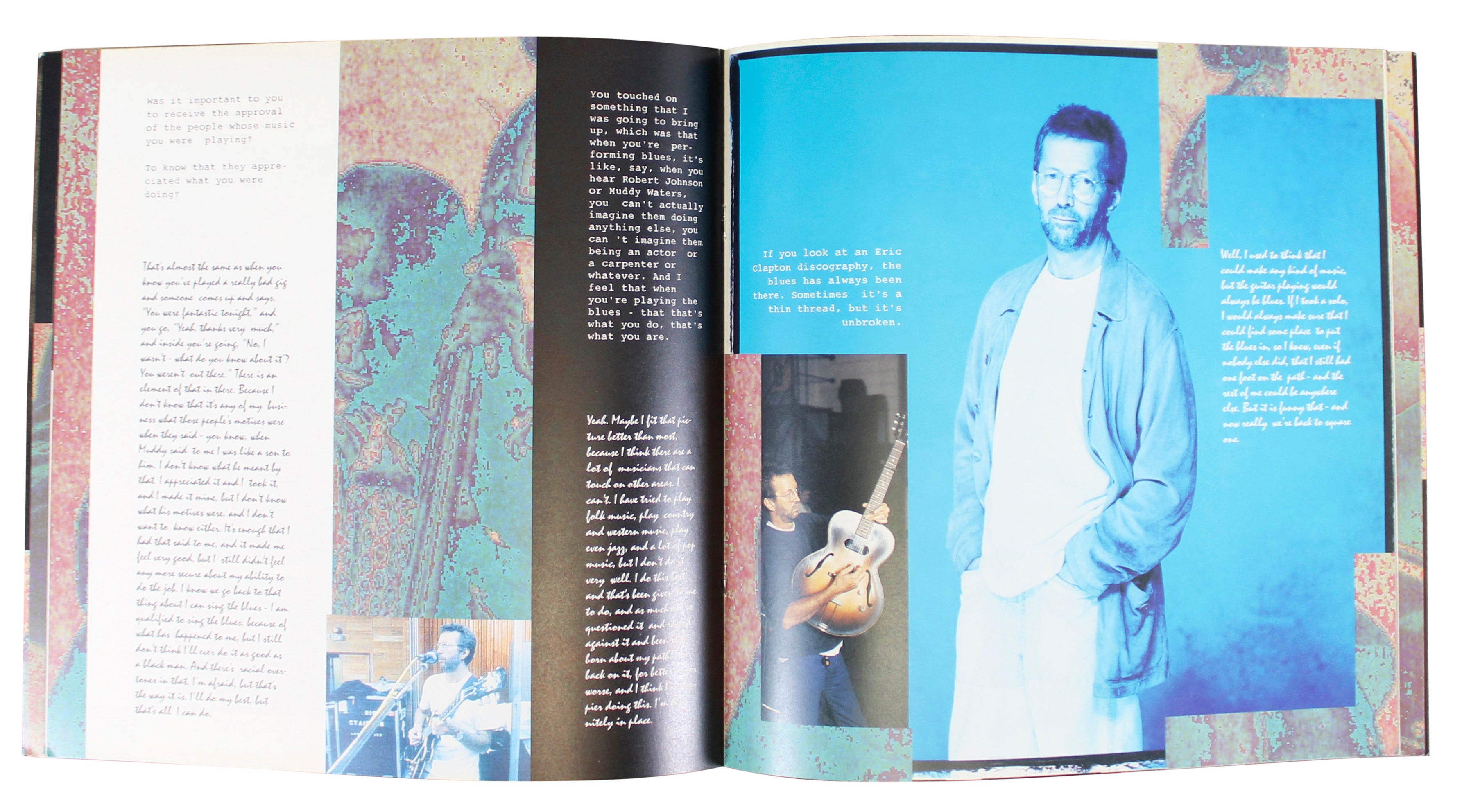 Eric Clapton Authentic Signed From the Cradle Program Autographed JSA #YY14695