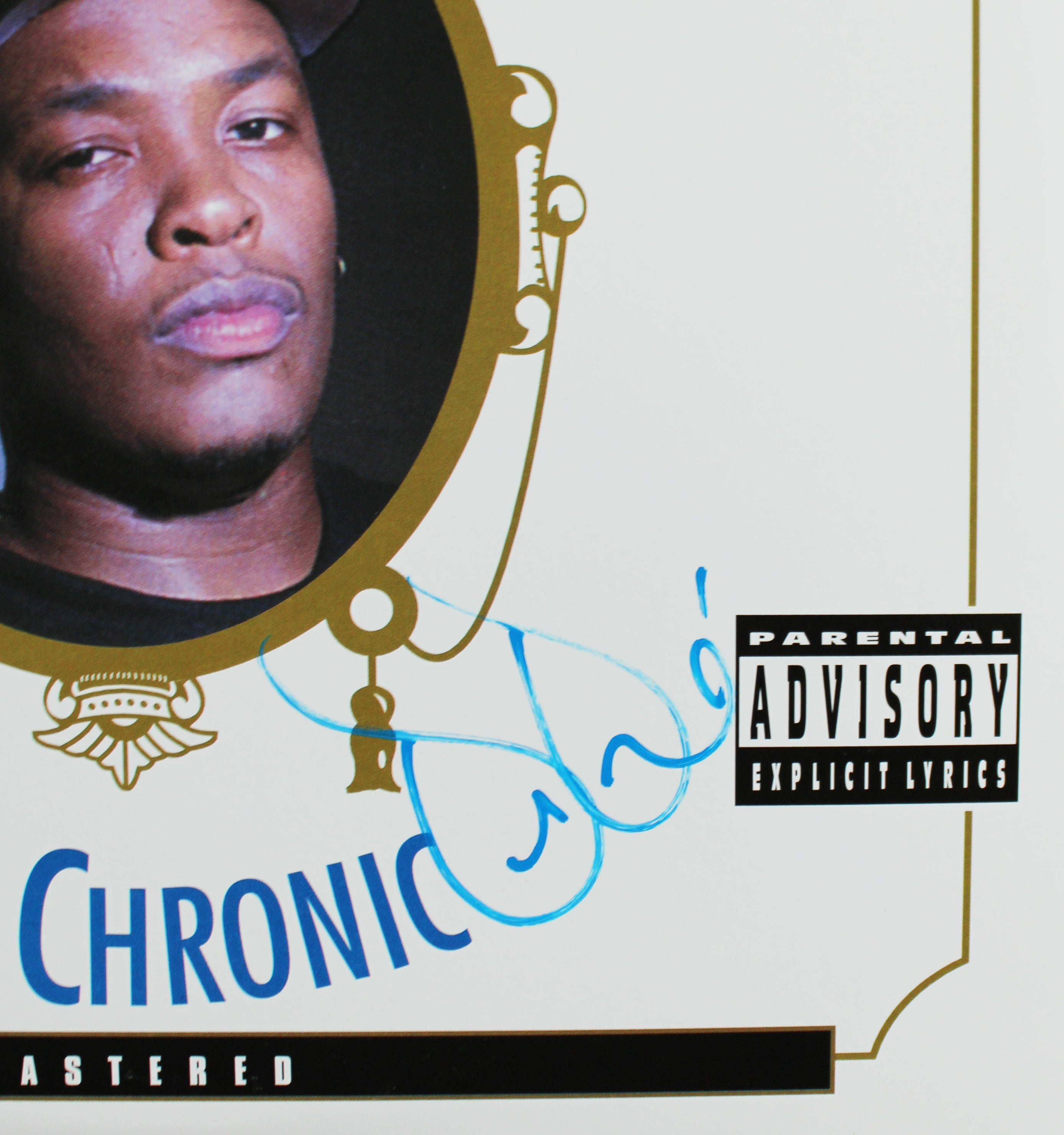 Dr. Dre Authentic Signed The Chronic Album Cover W/ Vinyl BAS #AD43839