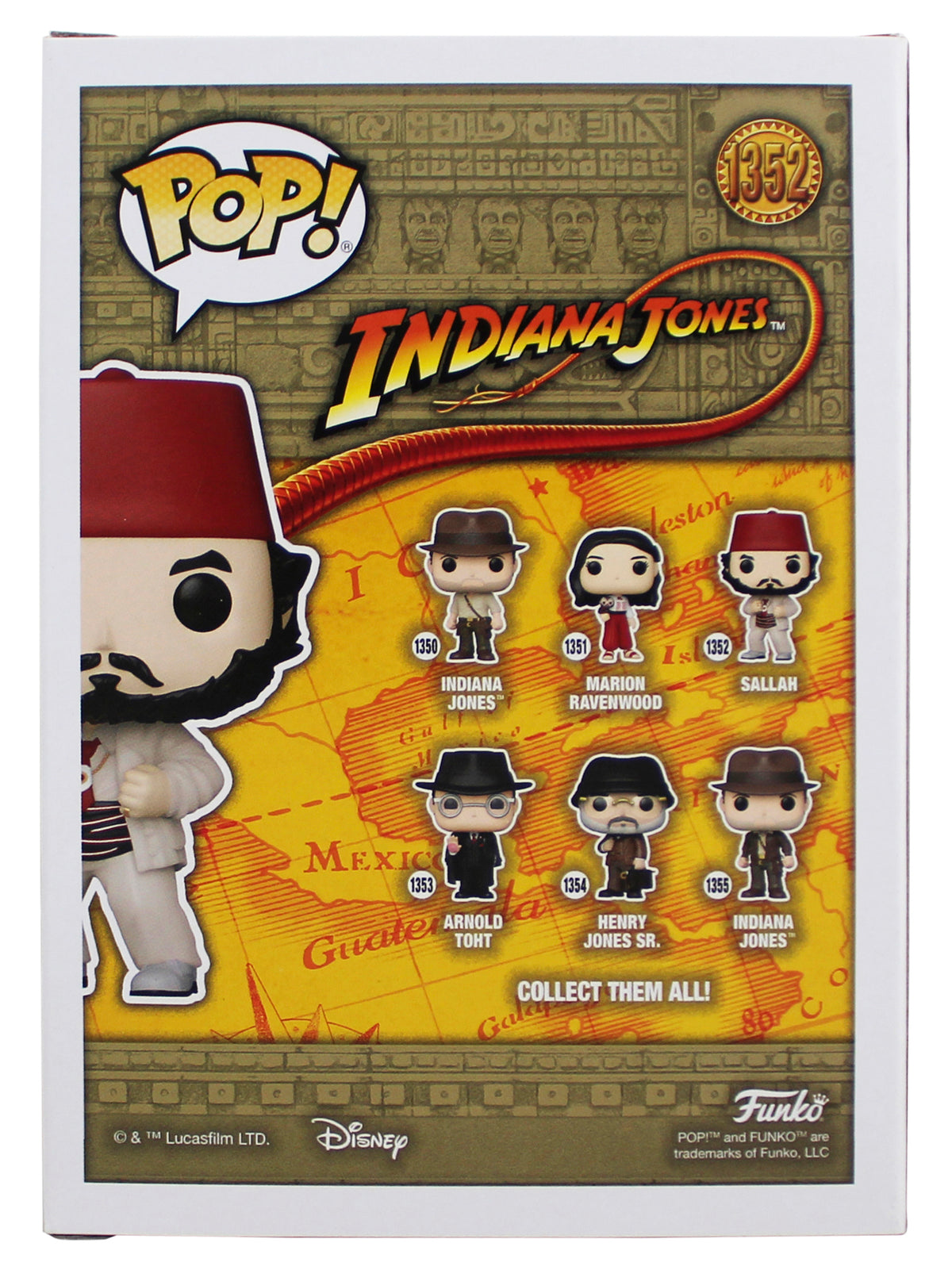 John Rhys-Davies Indiana Jones "Sallah" Signed #1352 Funko Pop Figure BAS Wit 2